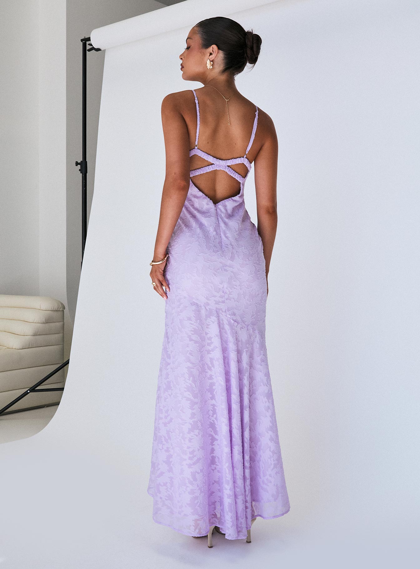 Cyrene Maxi Dress Lilac Collections