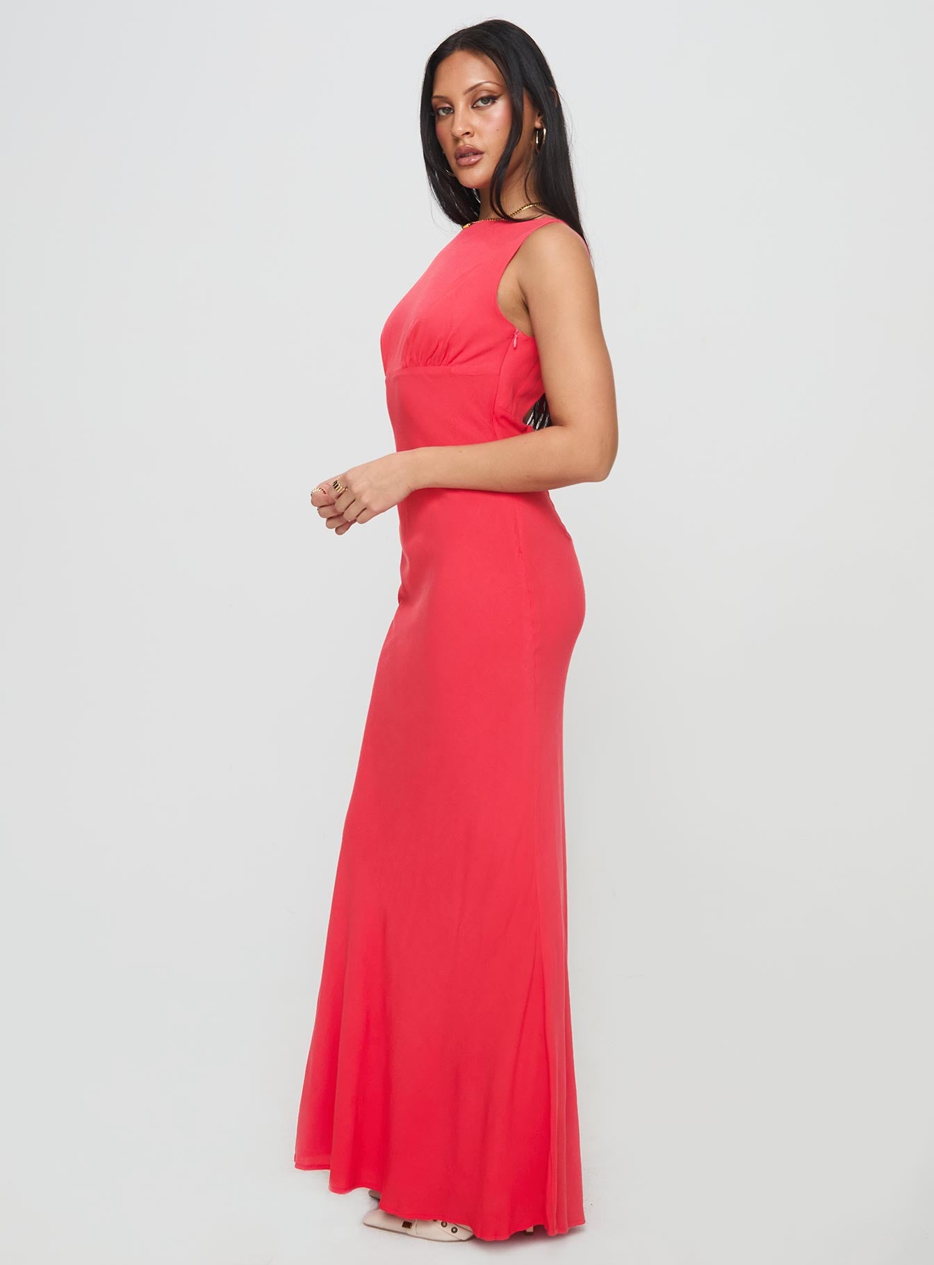 Bourne Maxi Dress Red Buy Cheap Explore