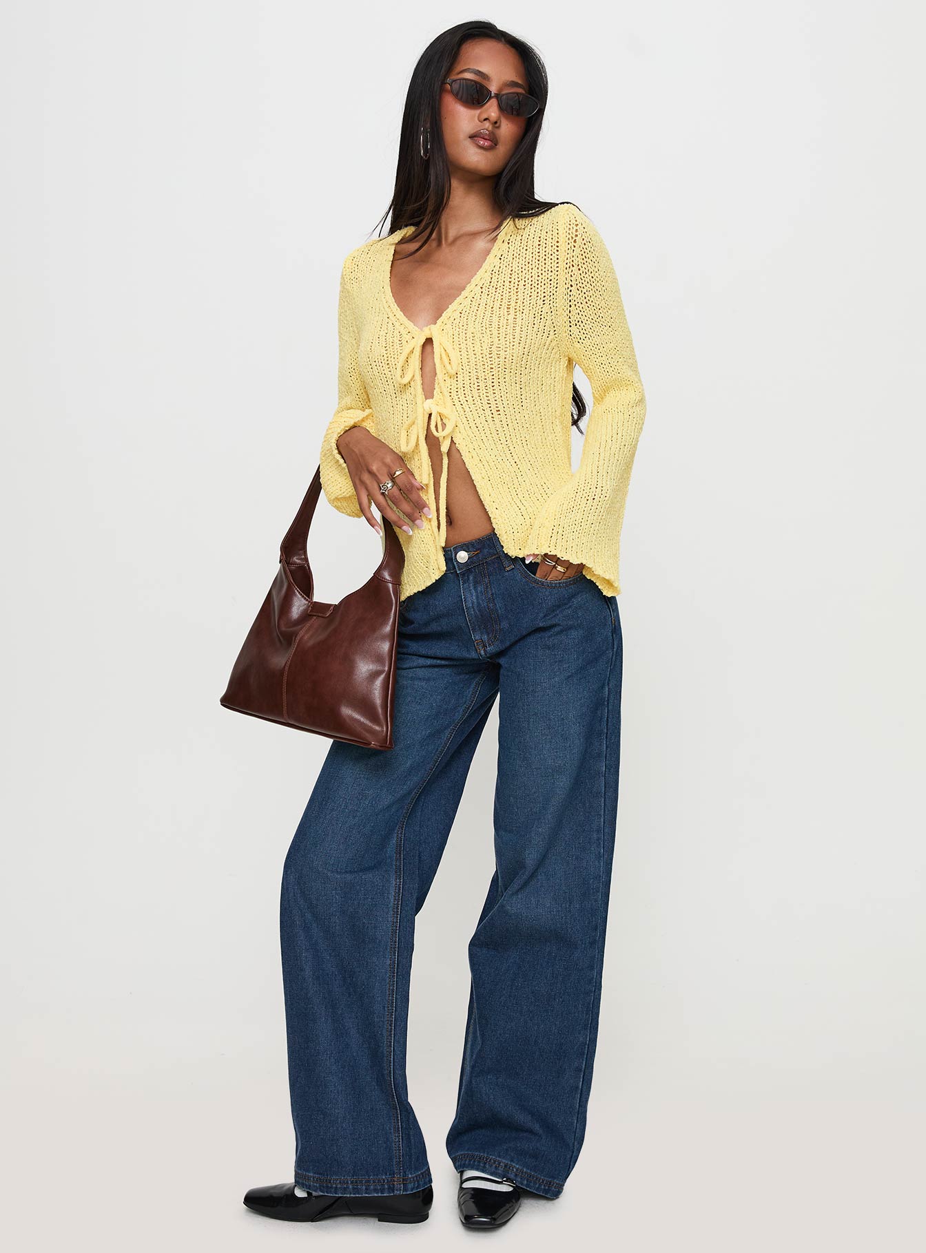 Swain Knit Cardigan Lemon Cheap Sale Genuine