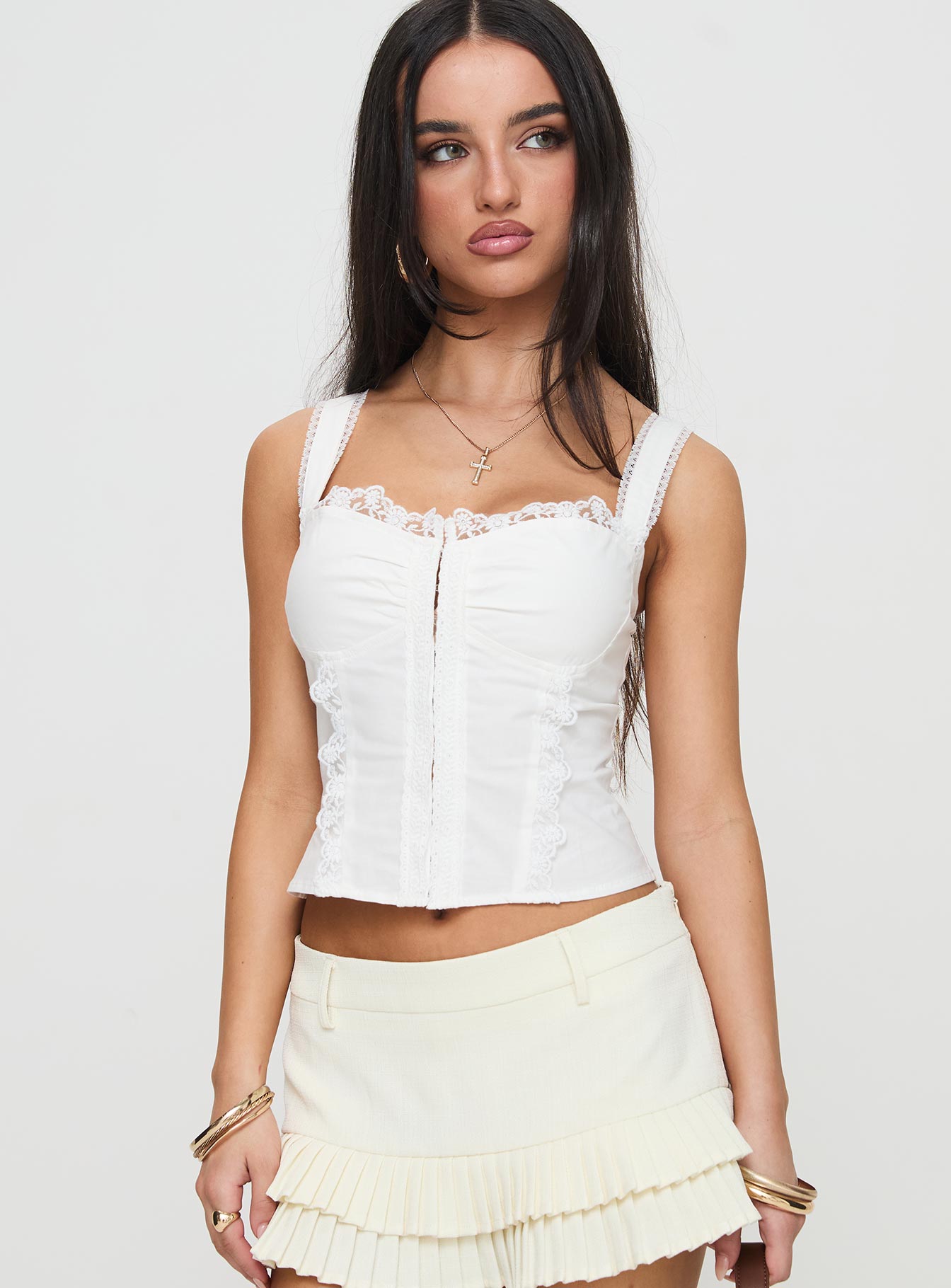 Hatching Top White Visit Sale Online