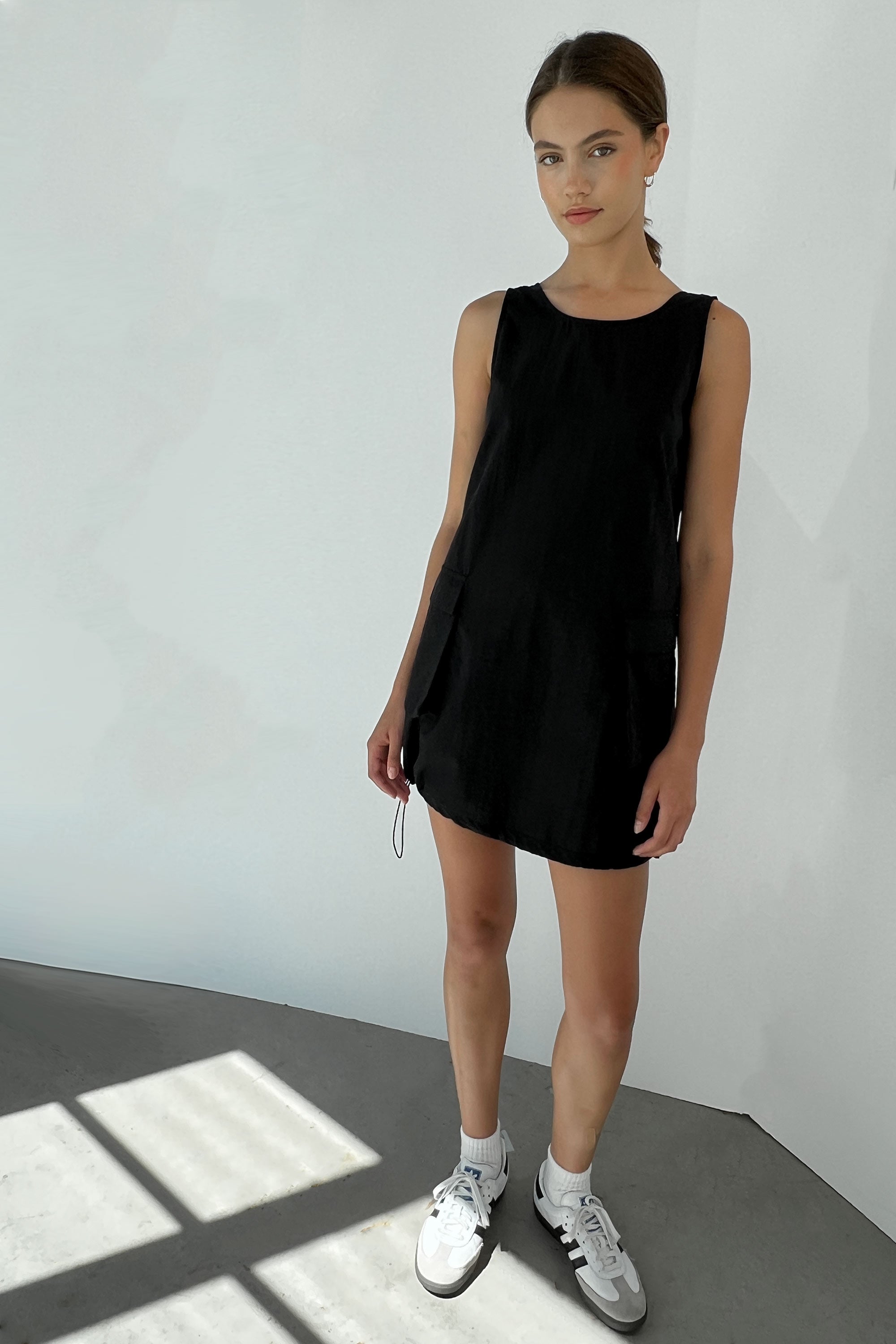 NYLON CARGO MINI DRESS Free Shipping Supply