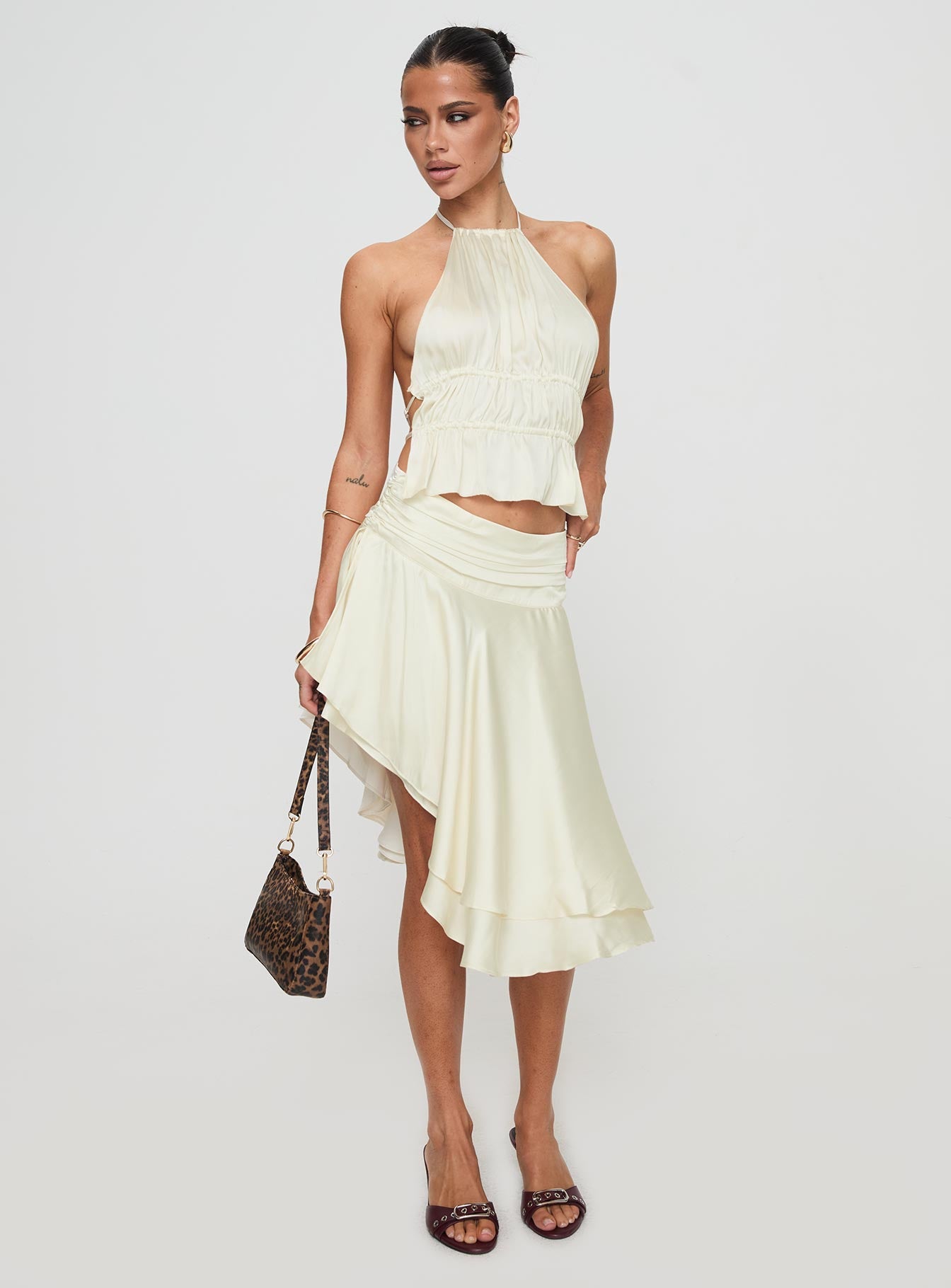 Legacy Midi Skirt Ivory Buy Cheap Best