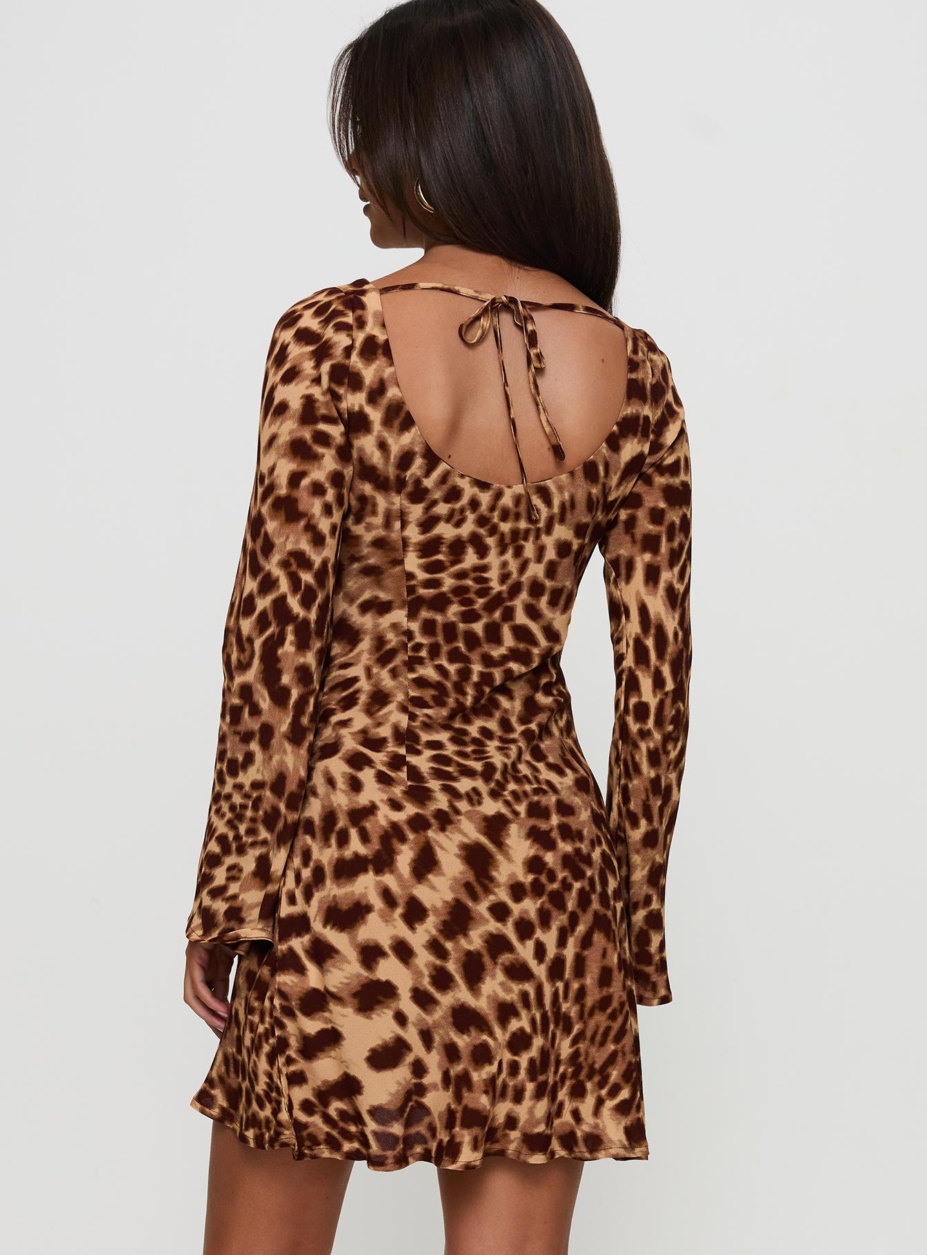 Halo Bias Mini Dress Leopard Buy Cheap Looking For