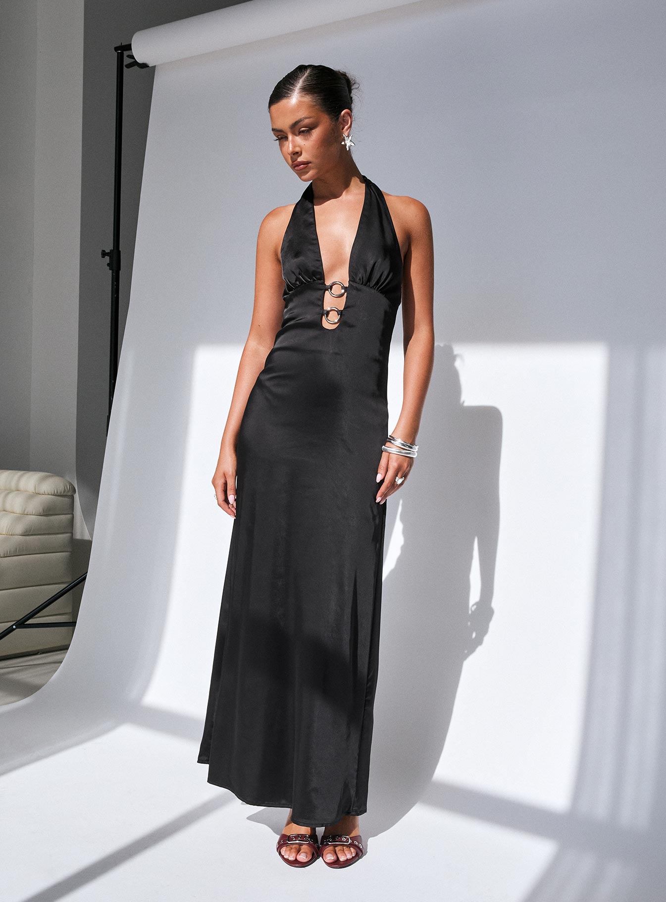 Fortress Maxi Dress Black Very Cheap