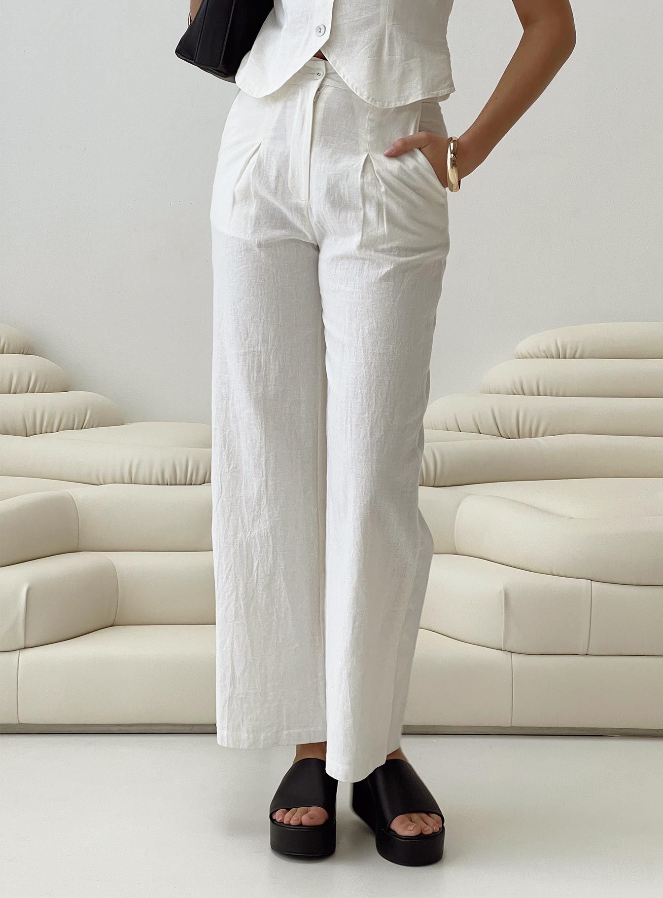 Sofi Pants Natural Petite Sale 100% Authentic