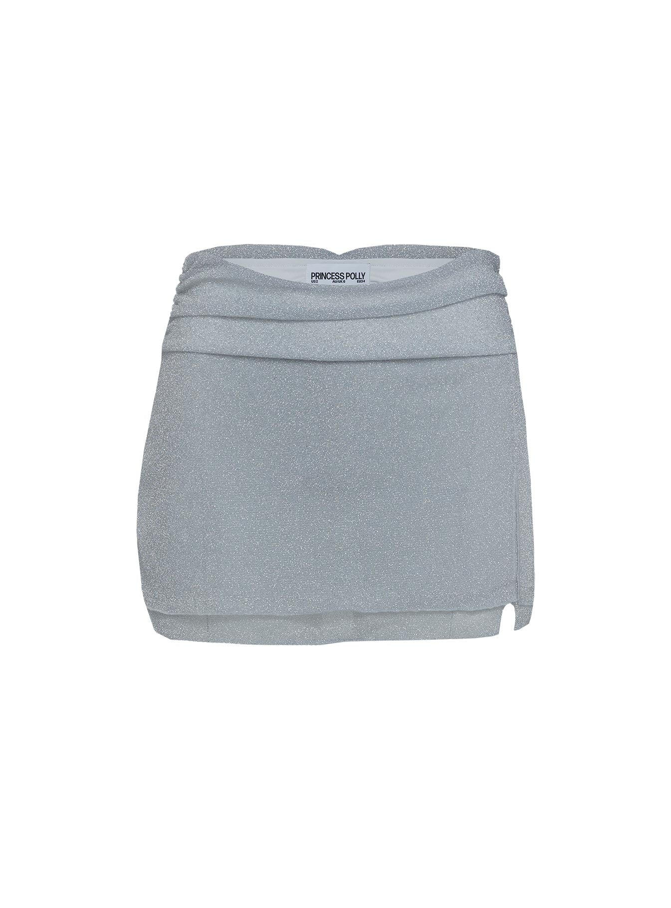 Flattered Shimmer Mini Skirt Silver Footlocker Online