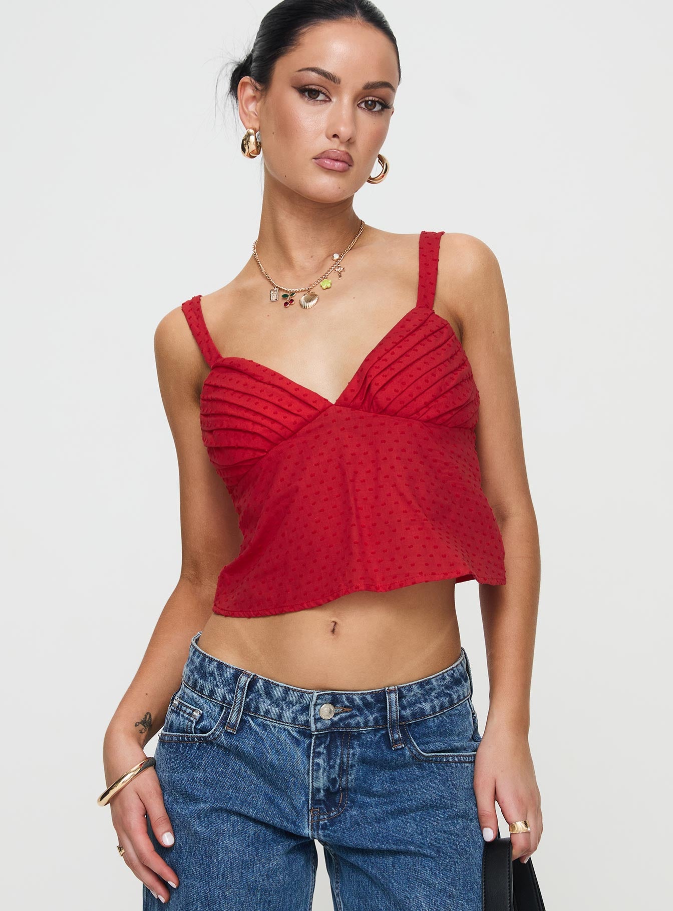 Prevost Cami Top Red Buy Cheap Pices