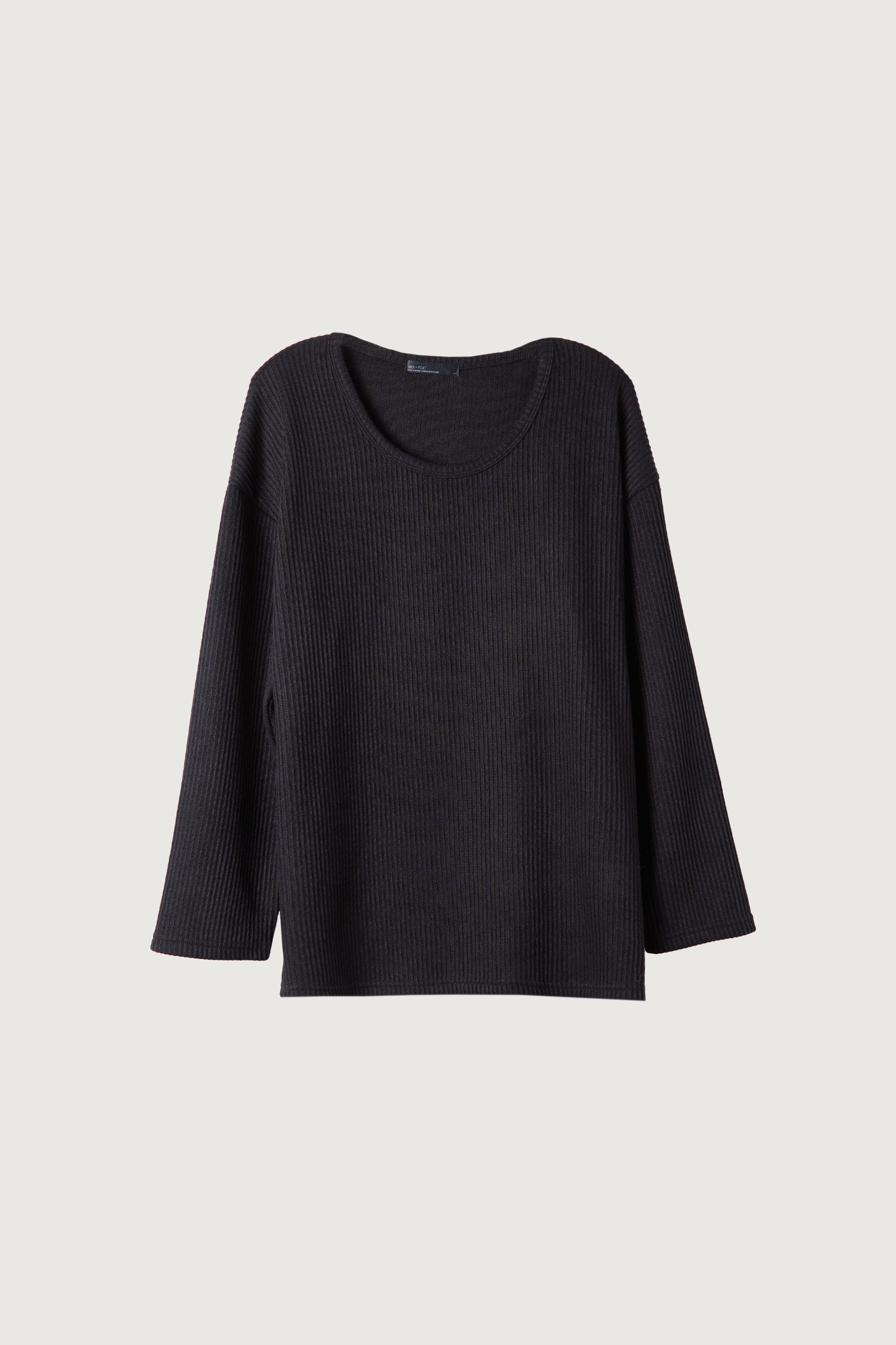 OVERSIZED RIBBED TOP Cheap Excellent