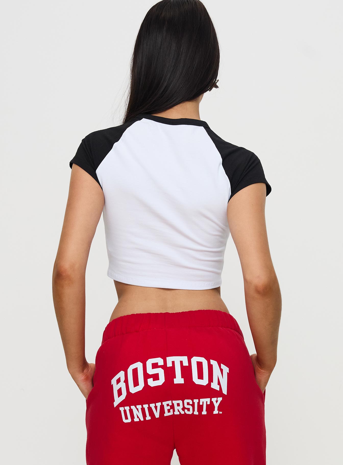 Boston Homerun Graphic Top White / Black Geniue Stockist Cheap Online