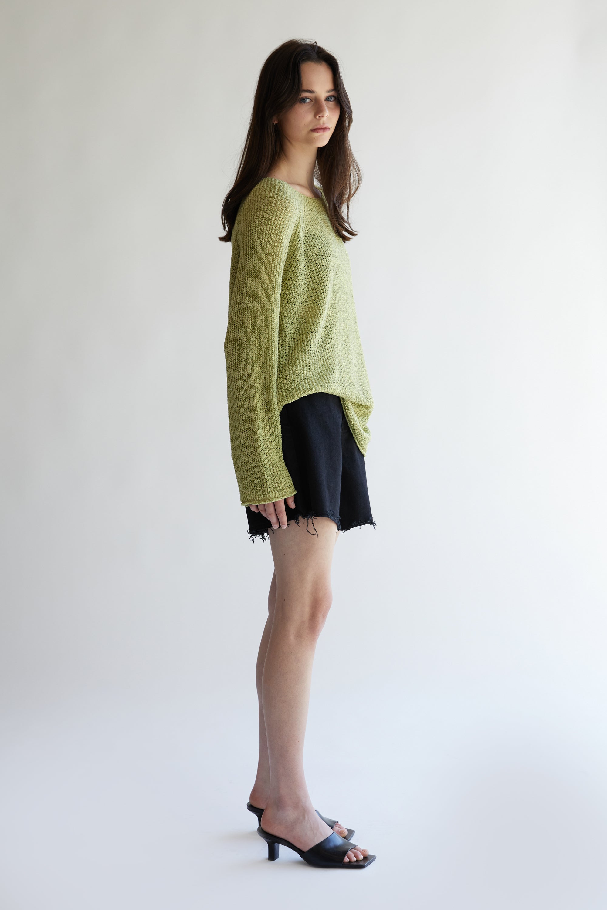 LIGHTWEIGHT RIB-KNIT SWEATER Low Cost