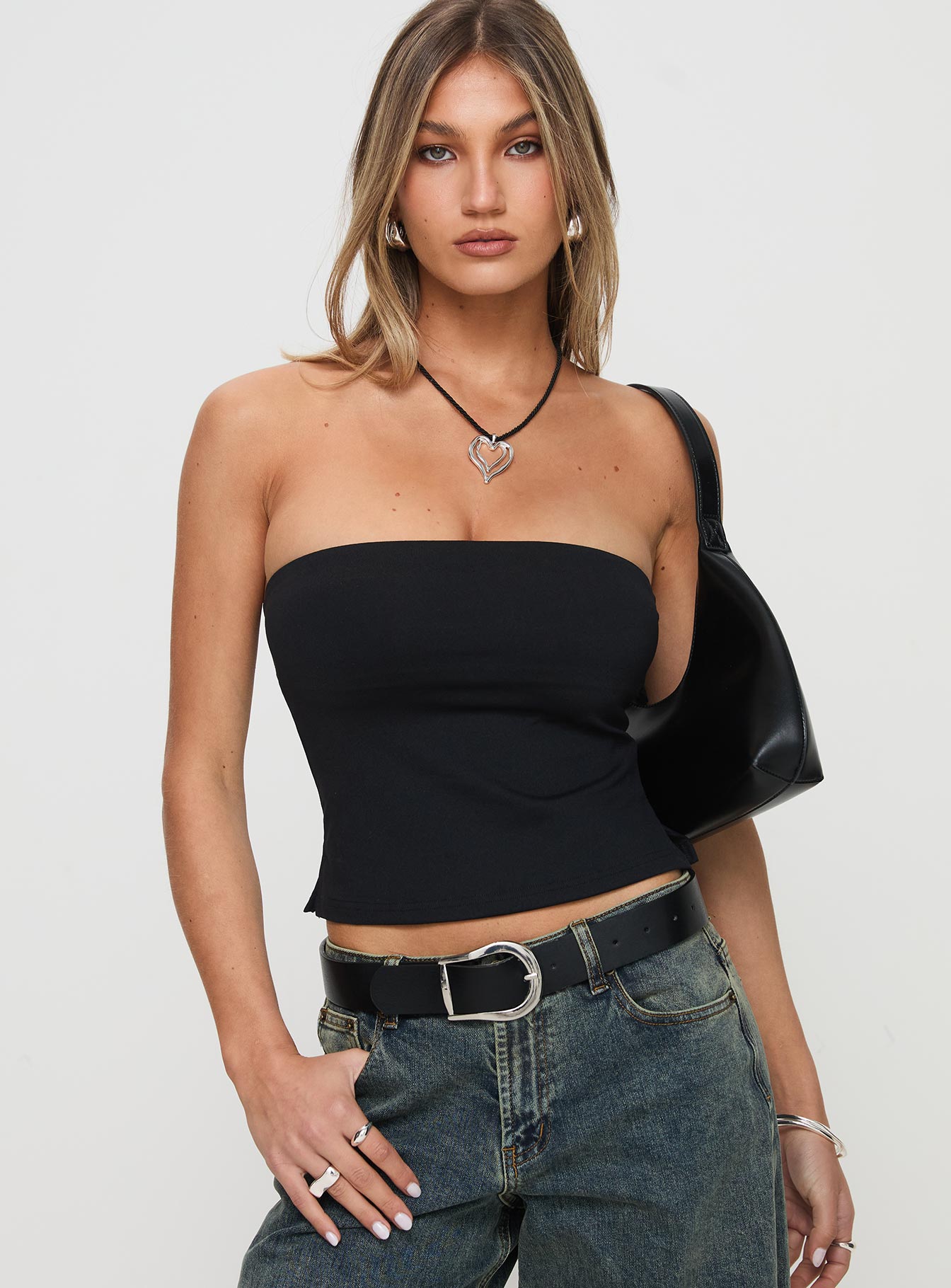 Aurorah Strapless Top Black Wide Range Of Cheap Online