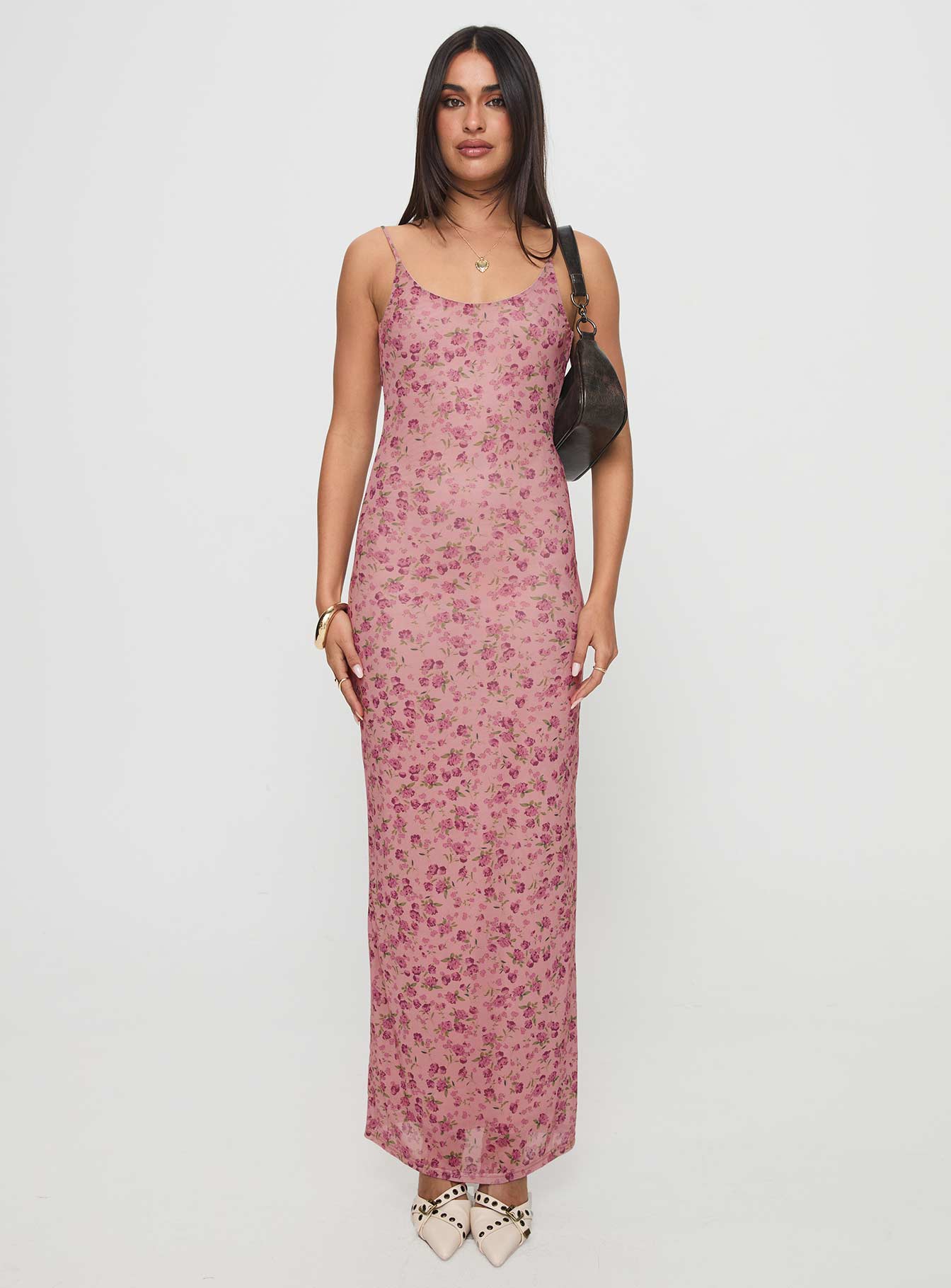 Kastin Maxi Dress Pink Floral Deals Cheap Online