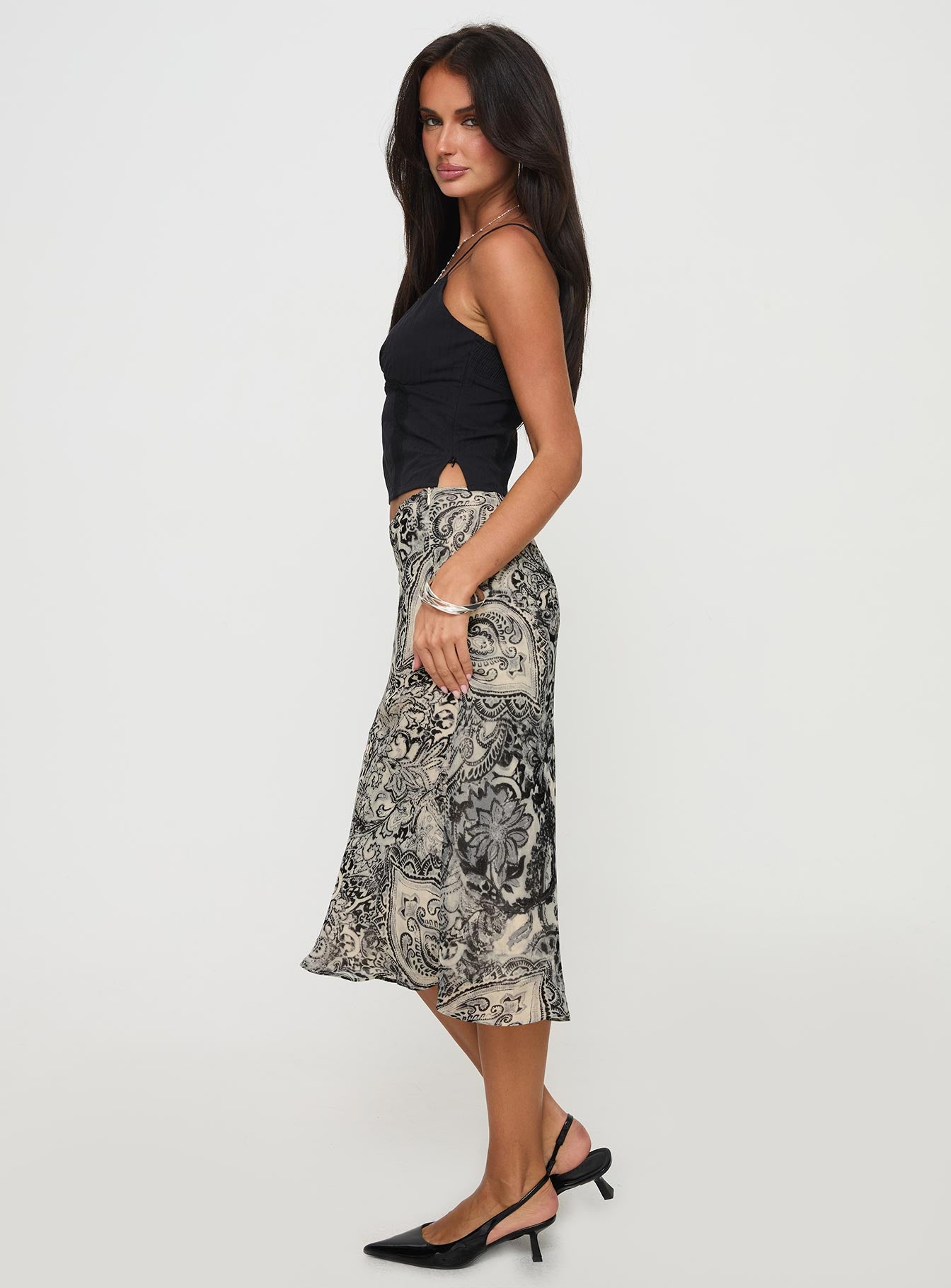 Aubriegh Paisley Midi Skirt Multi Perfect