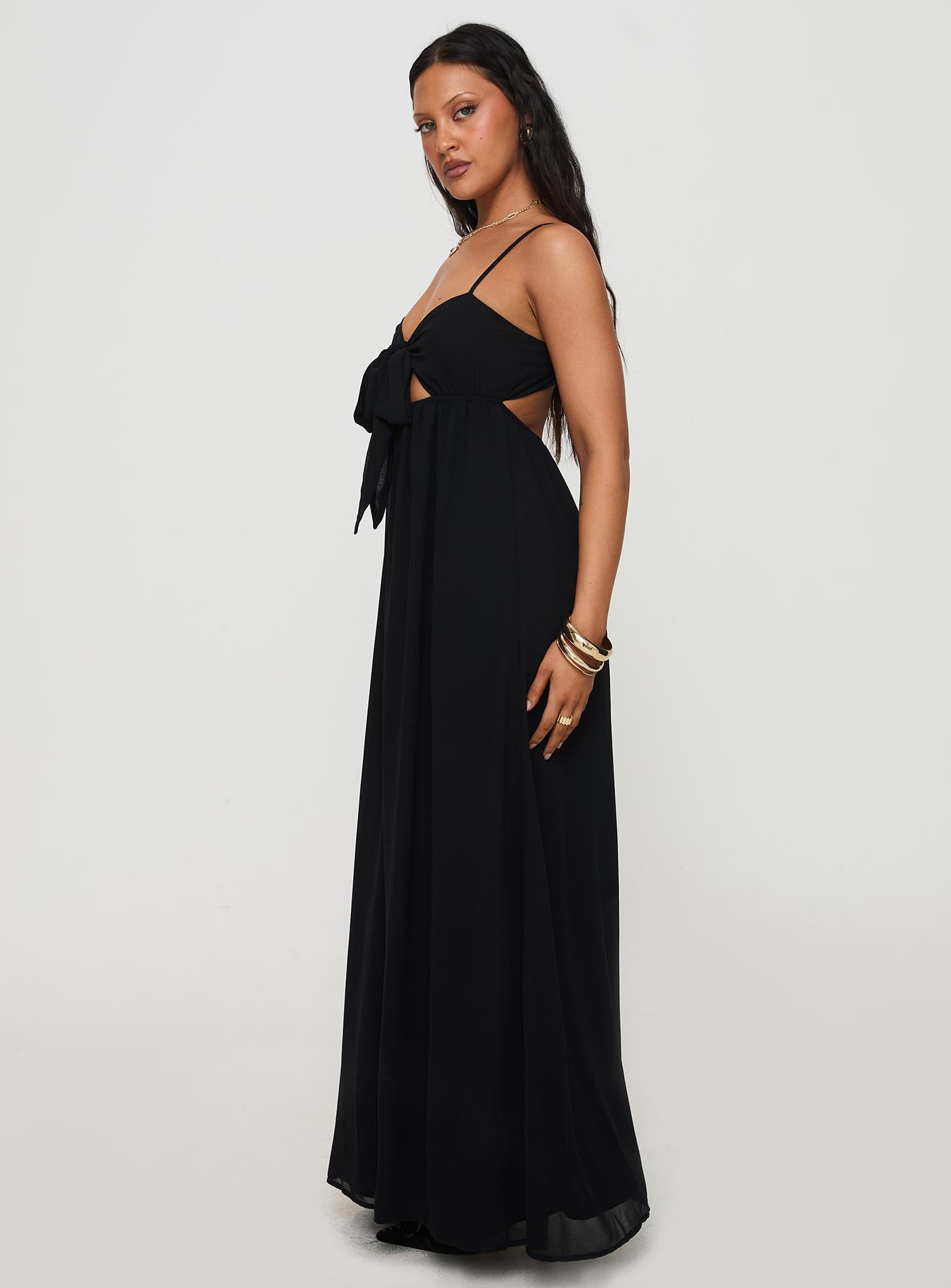 Granno Maxi Dress Black Best Place Online