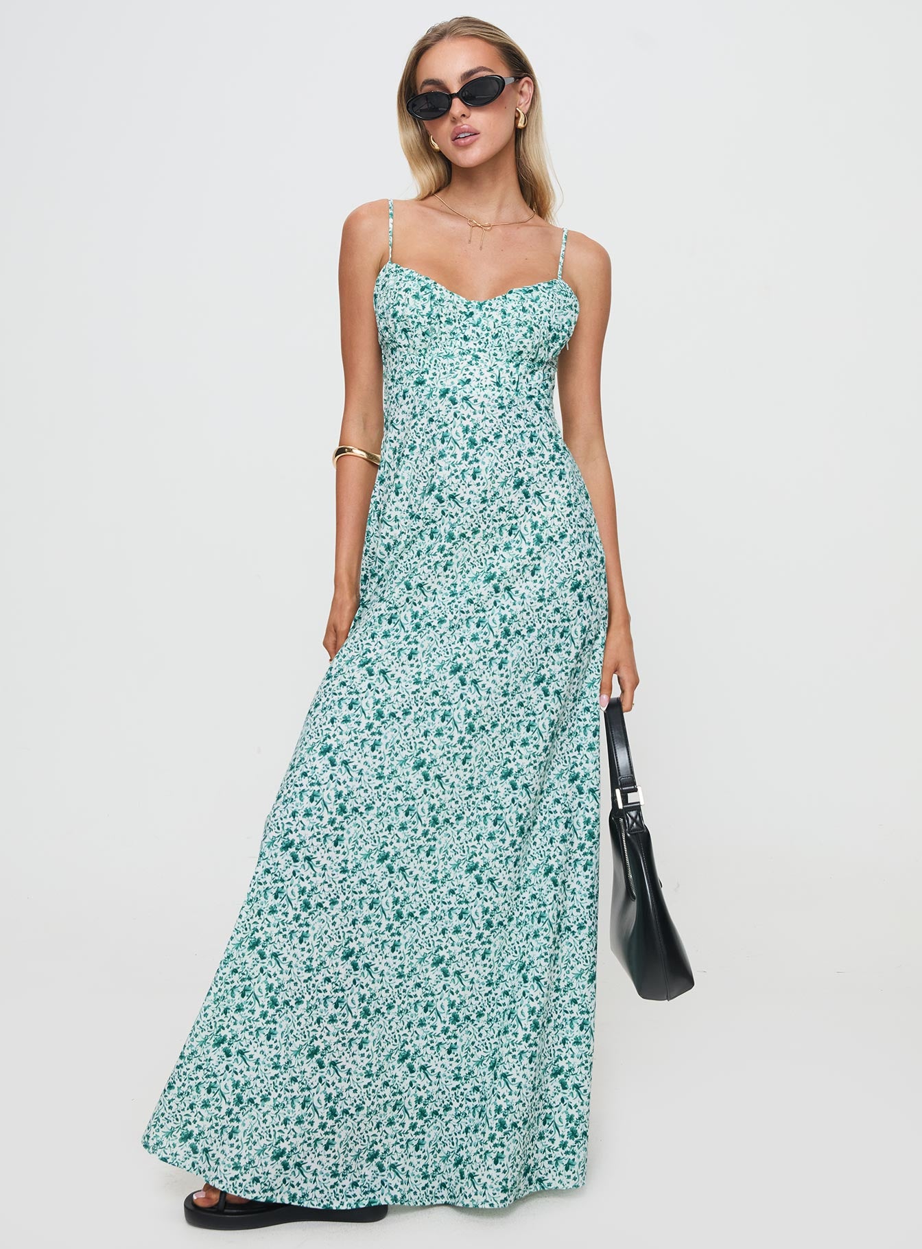 Easten Maxi Dress Green Shop Sale Online