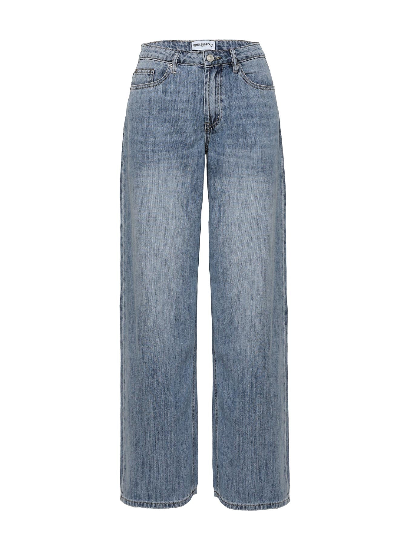 Moonshine Wide Leg Jeans Mid Wash Official Sale Online