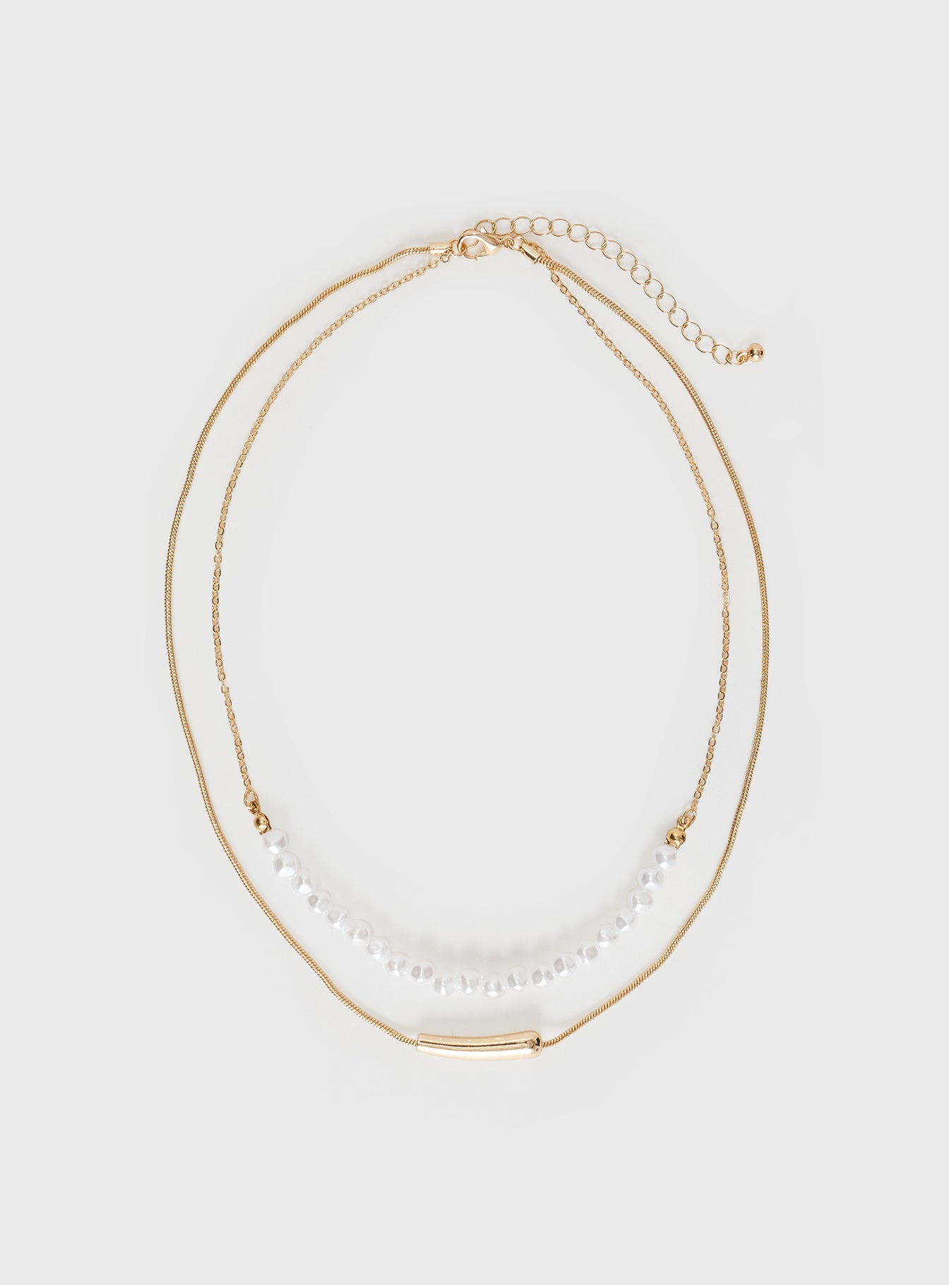 Pearled Necklace Gold Pay With Visa Cheap Online