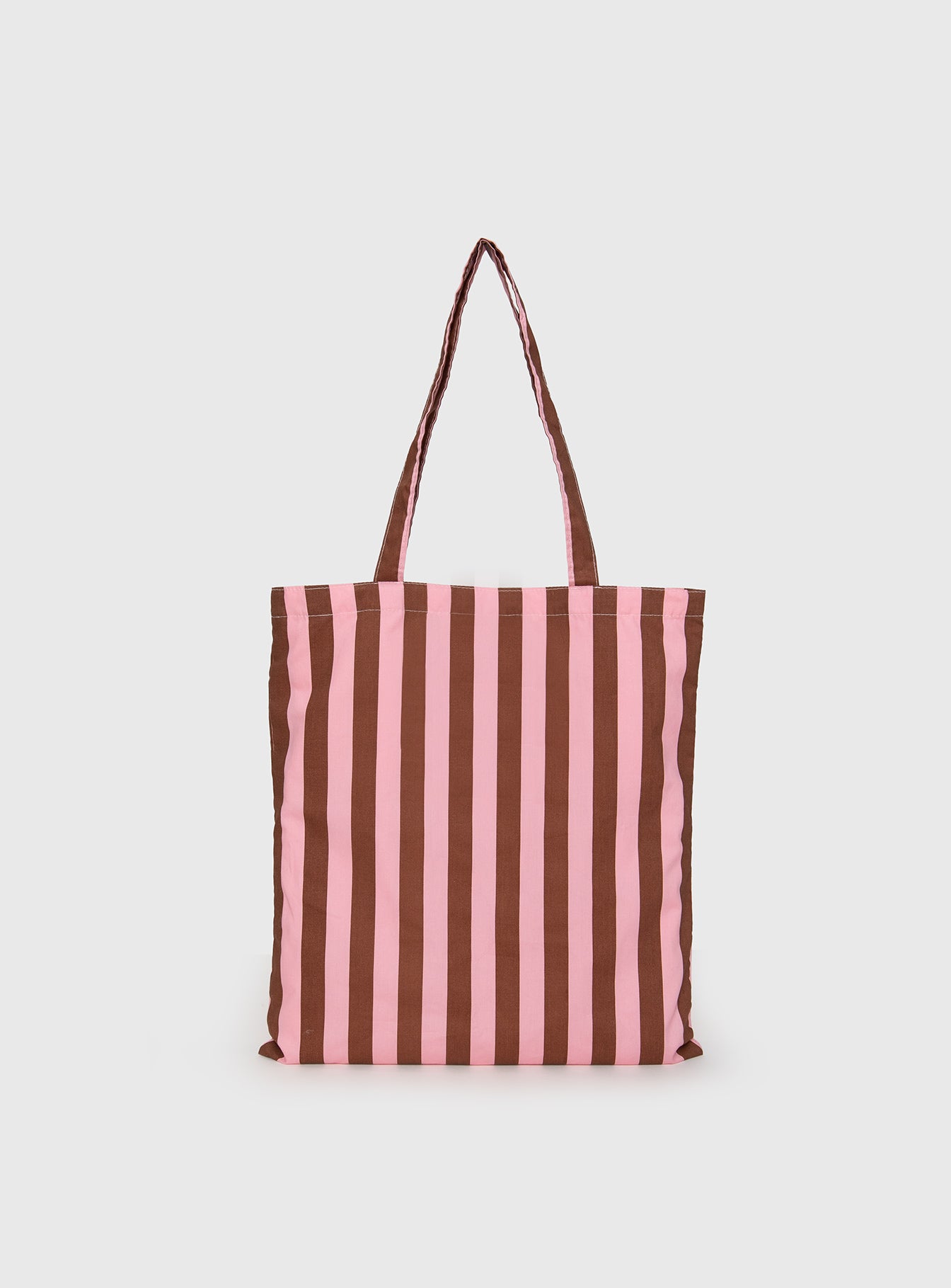 Lelande Striped Tote Bag Pink/brown Sale Low Shipping Fee