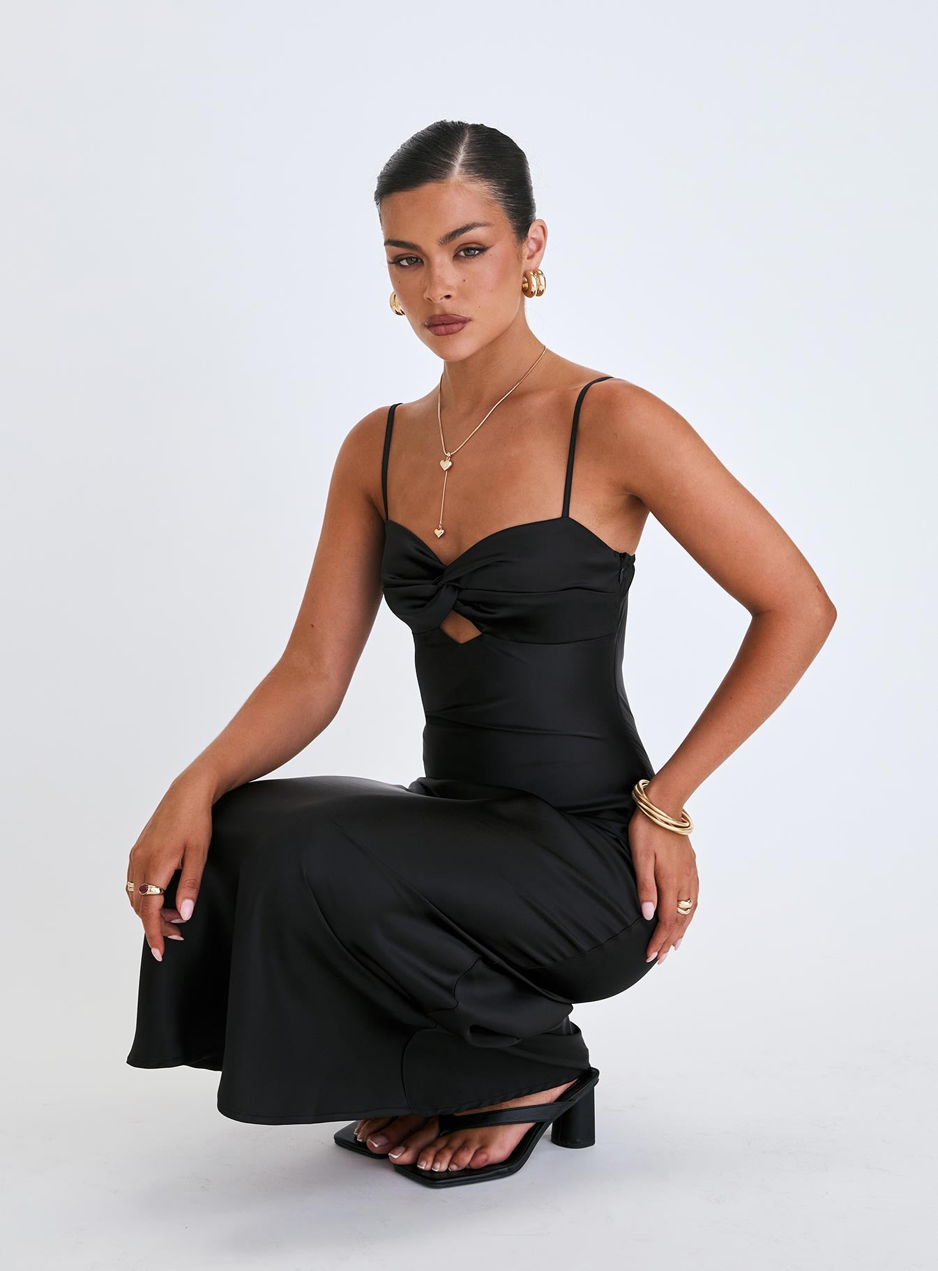 Blackthorn Maxi Dress Black Cheap Lowest Pice