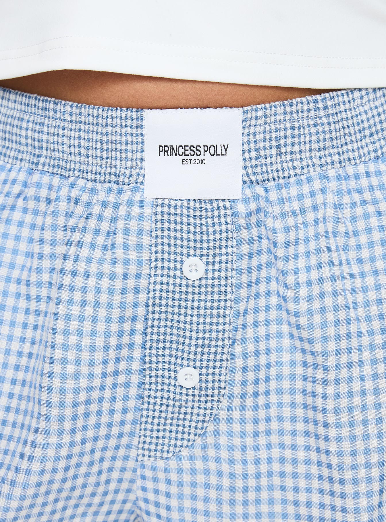 Back To It Boxer Shorts Blue Gingham Buy Cheap Looking For