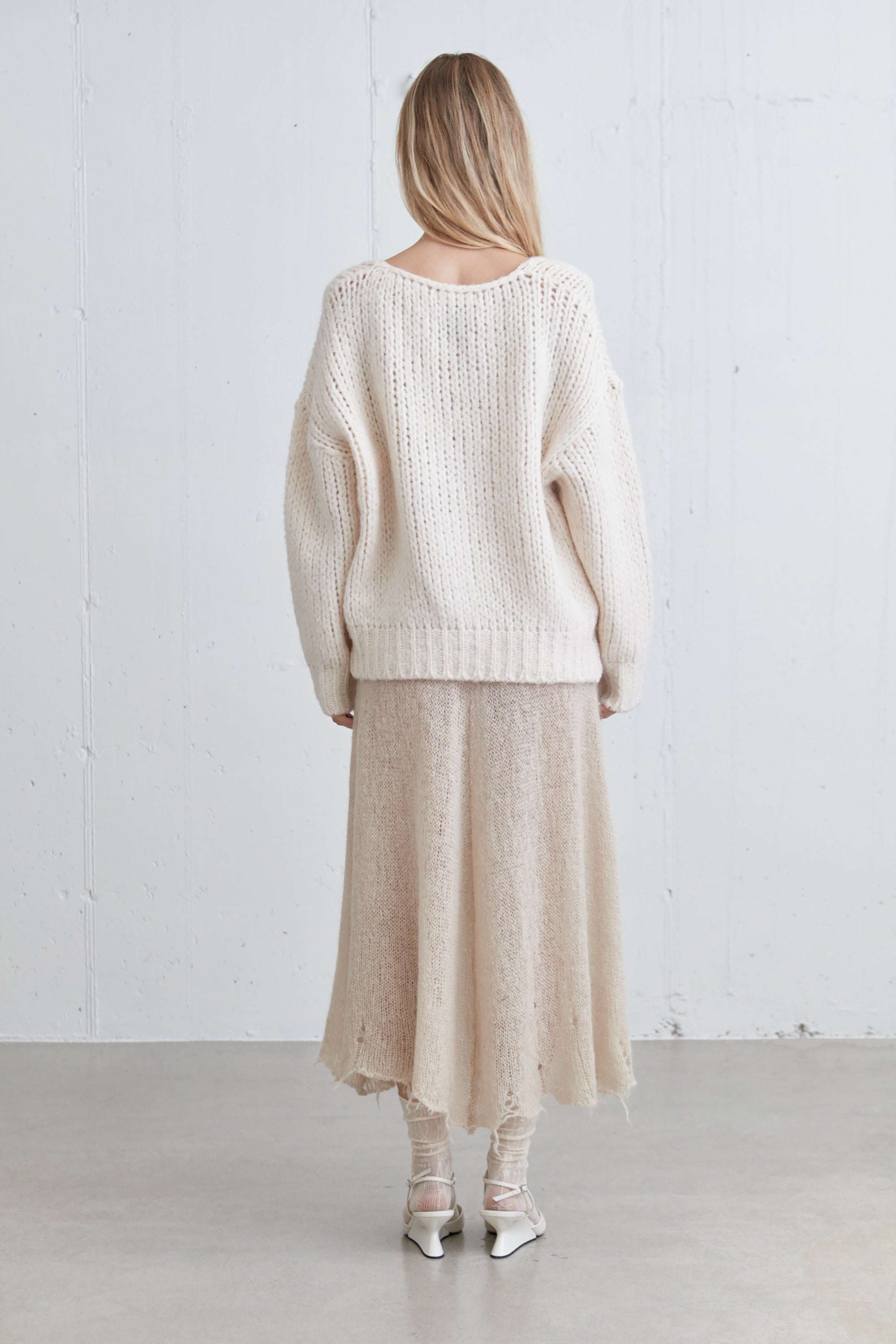 RELAXED FIT CABLE KNIT SWEATER Many Kinds Of Online