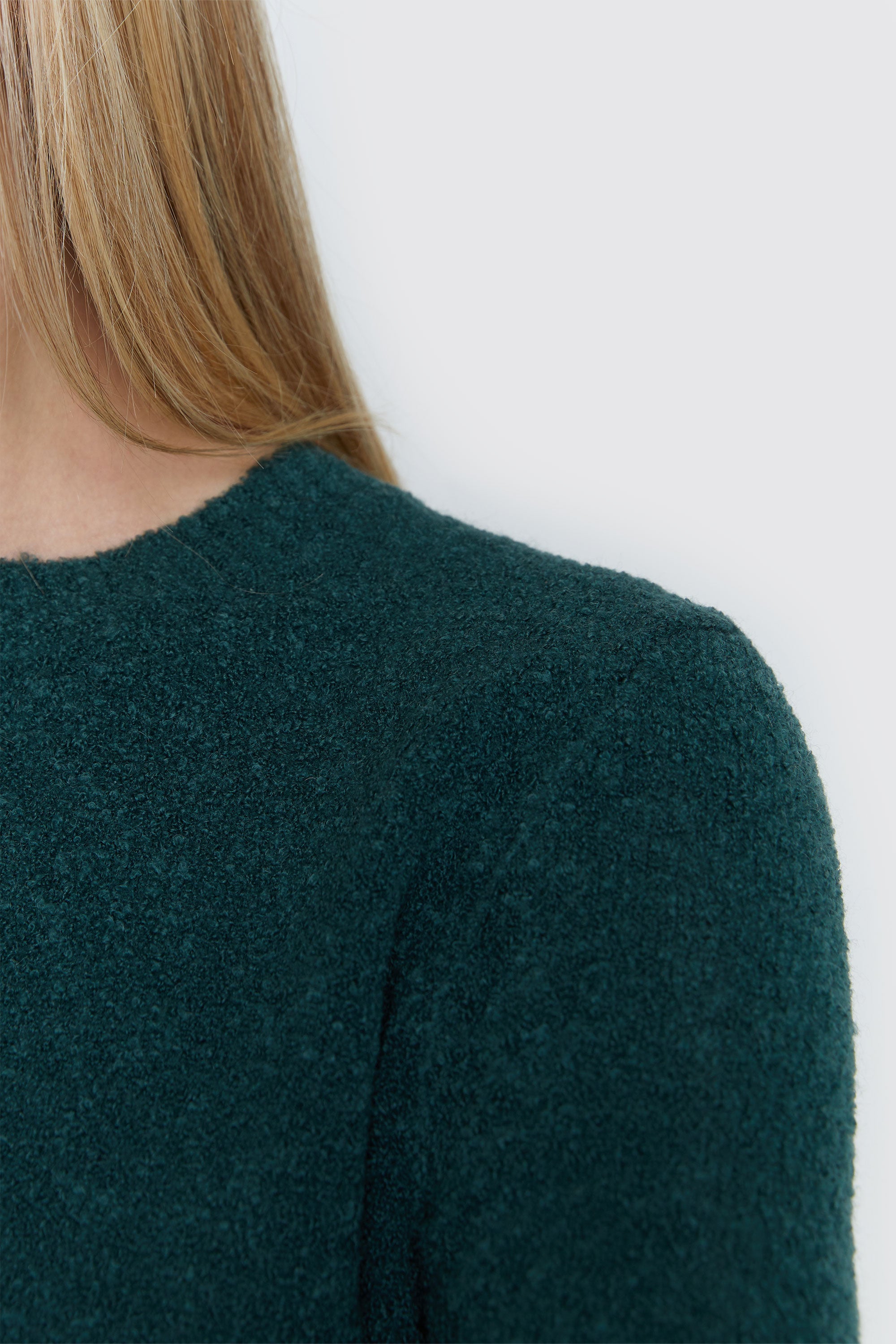 OPEN BACK FUZZY SWEATER Buy Cheap Outlet