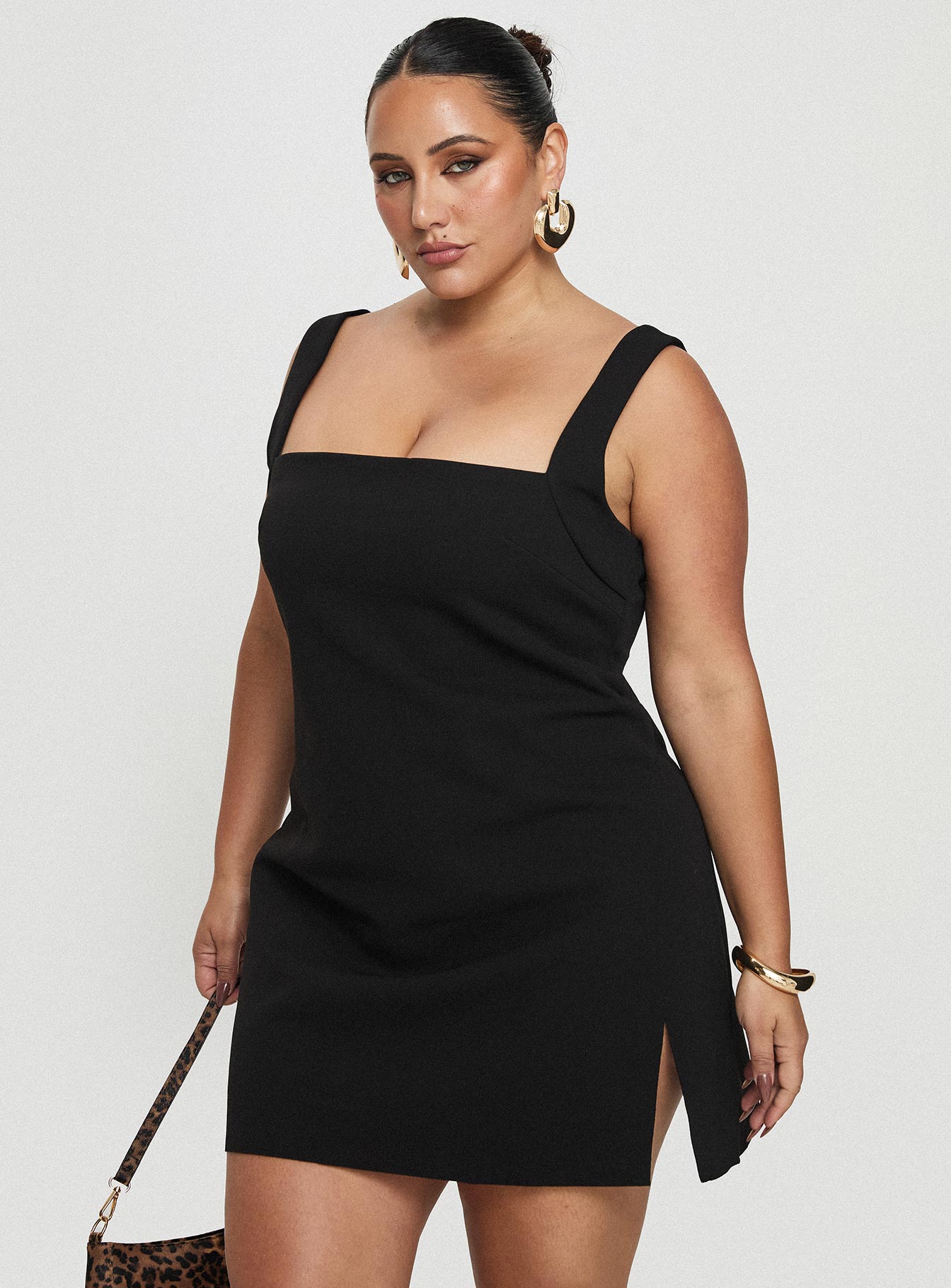 Bombshell Mini Dress Black Curve Buy Cheap Hot Sale