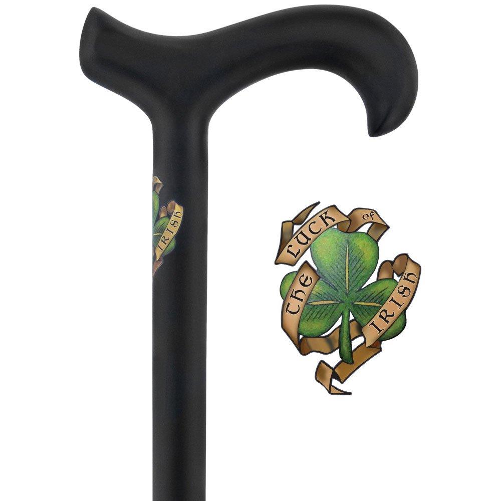 Scratch & Dent Luck of the Irish - Folding Carbon Fiber Derby Walking Cane - 2 Piece V1283 With Paypal Online