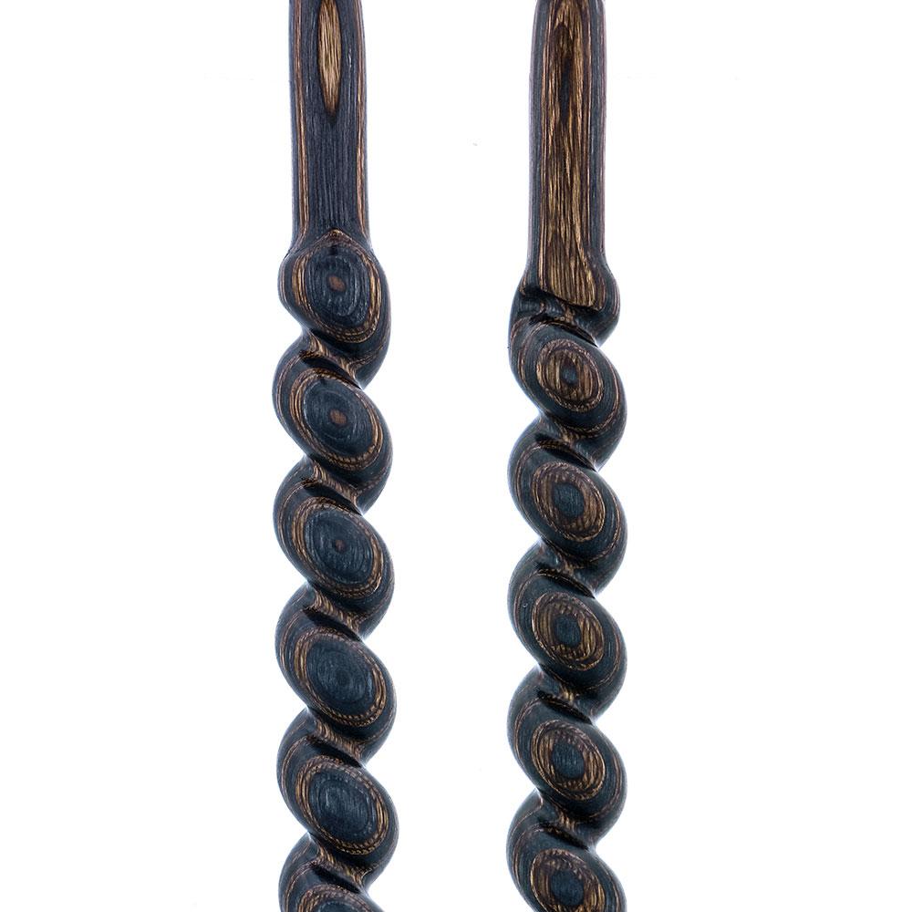 USA-Made Twisted Spiral Cane: Gunstock Brown Durable Laminate Sale Outlet