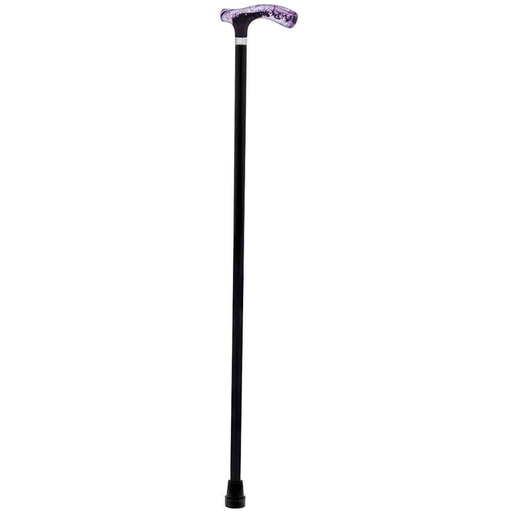 Purple and Clear Acrylic Bubble Handle Cane w/ Custom Wooden Shaft Cheapest Pice Cheap Pice