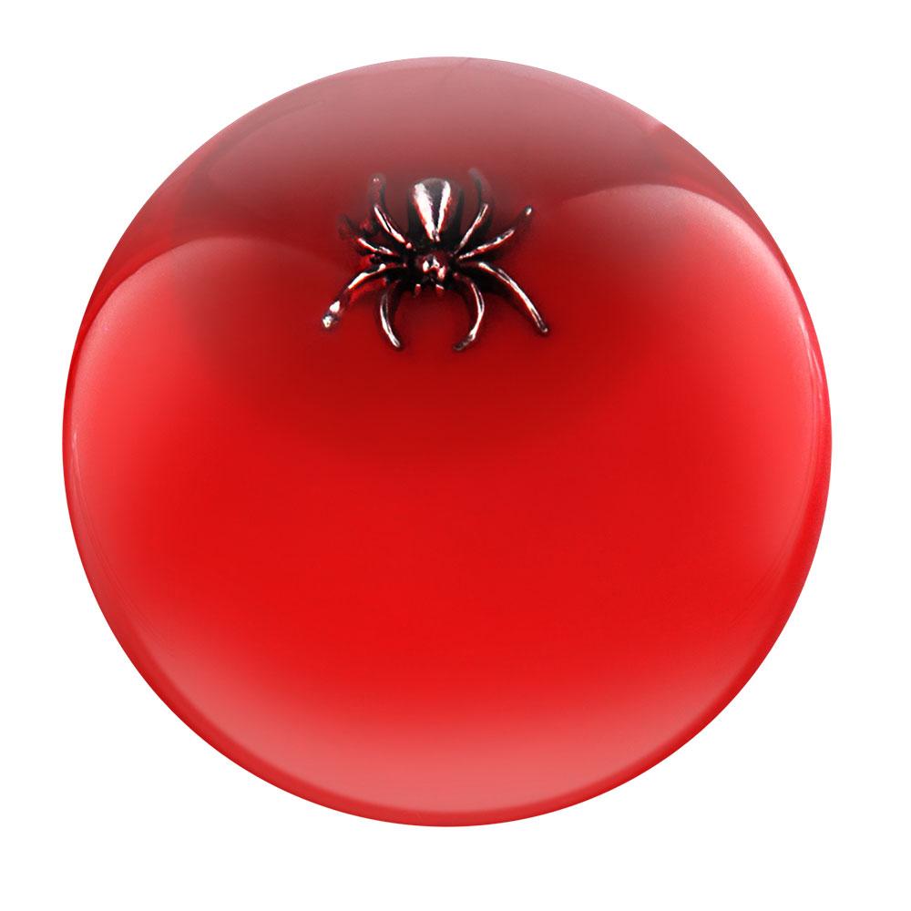 Itsy-Bitsy Spider Red Round Knob Cane w/ Custom Wood Shaft & Collar Free Shipping Real