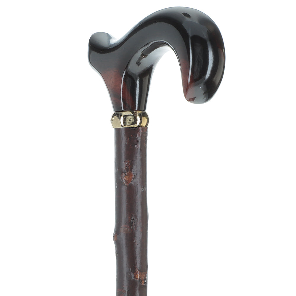 Scratch and Dent Sandalwood Wide Handle Walking Cane w/ Blackthorn Shaft (limited supply) V2096 Outlet Store Online