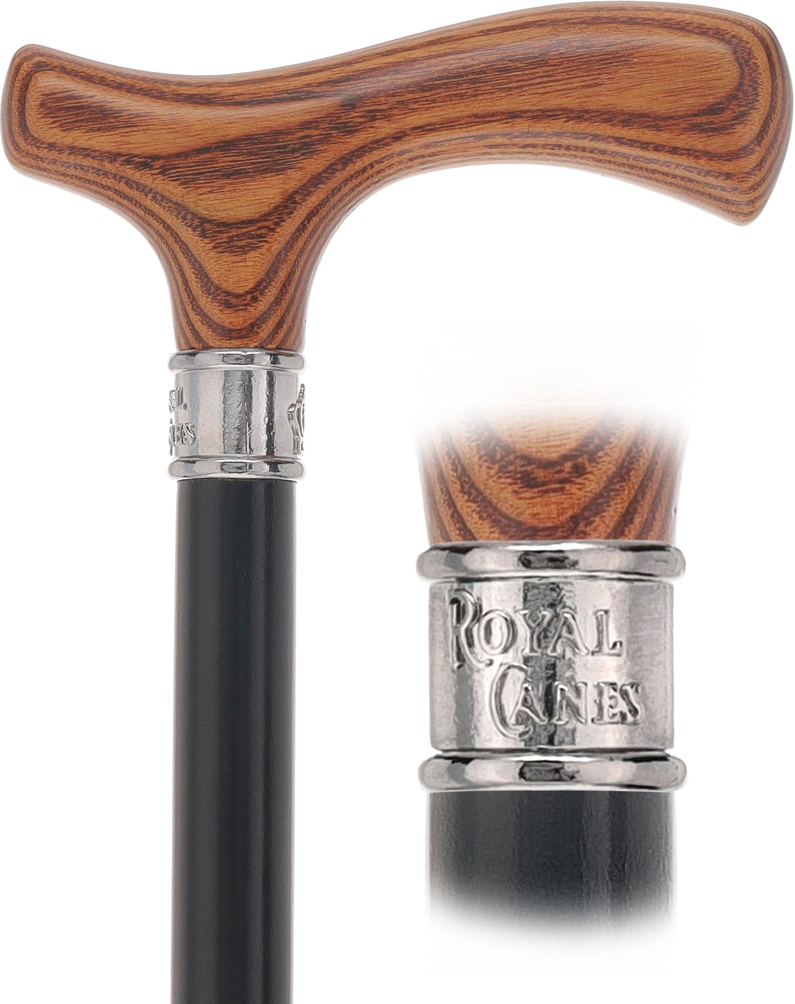 Royal Canes Comfort Fritz: Wood-Stained, Pewter Collar, 6 Color Options Cheap Sale Comfortable