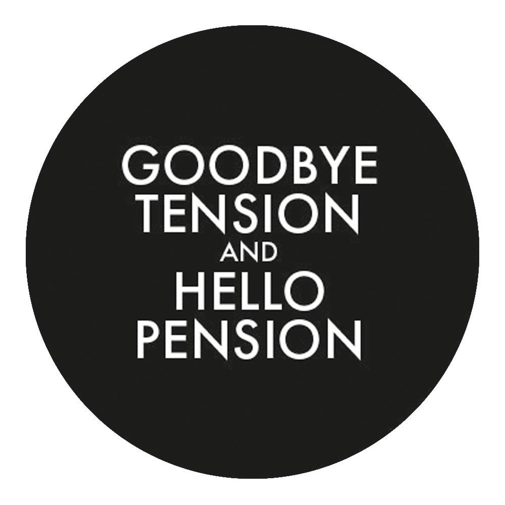 Good Bye Tension Hello Pension Flask Walking Stick w/ Black Beechwood Shaft & Pewter Collar Sale Cheap Online