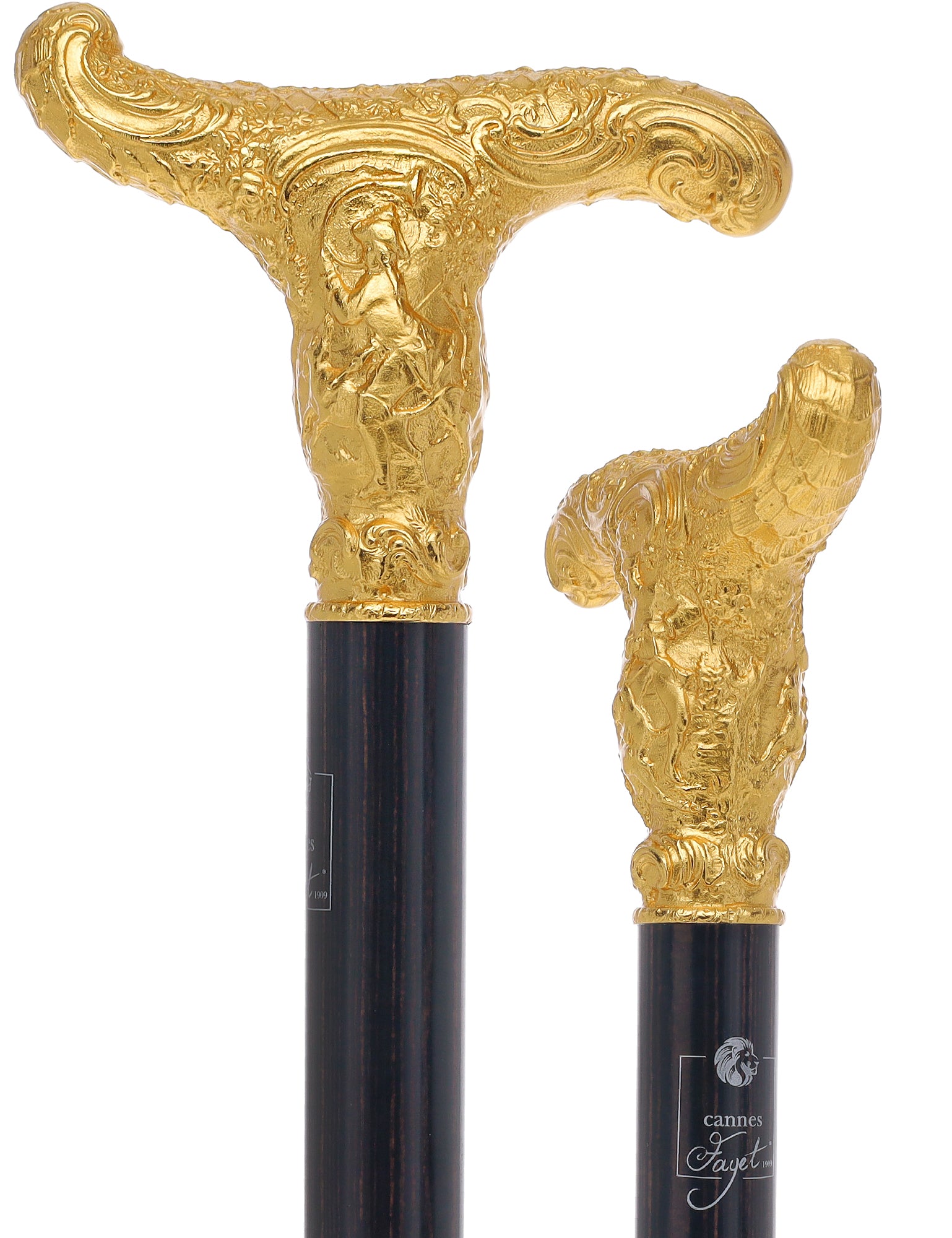 14 K Gold Plate Antique Reproduction T Handle Walking Cane With Stamina Wood Shaft Wide Range Of Sale Online