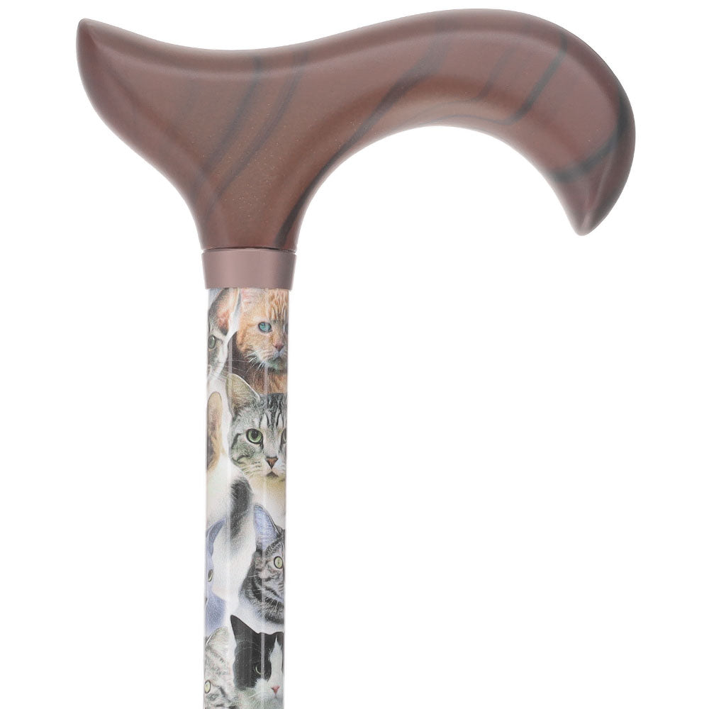 Scratch and Dent Cats Designer Adjustable Derby Walking Cane V2165 Discount Countdown Package