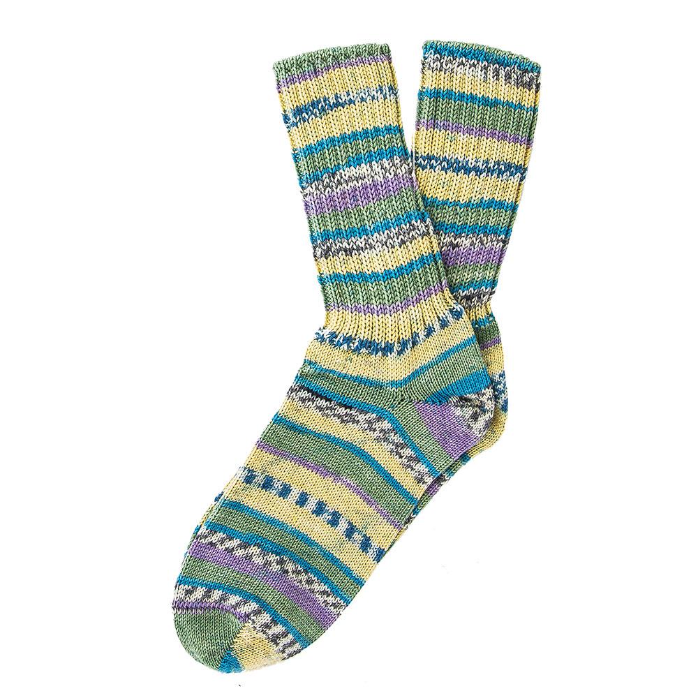 Ladies Gorgeous Green Pattern Designer Irish Wool Country Socks Low Cost