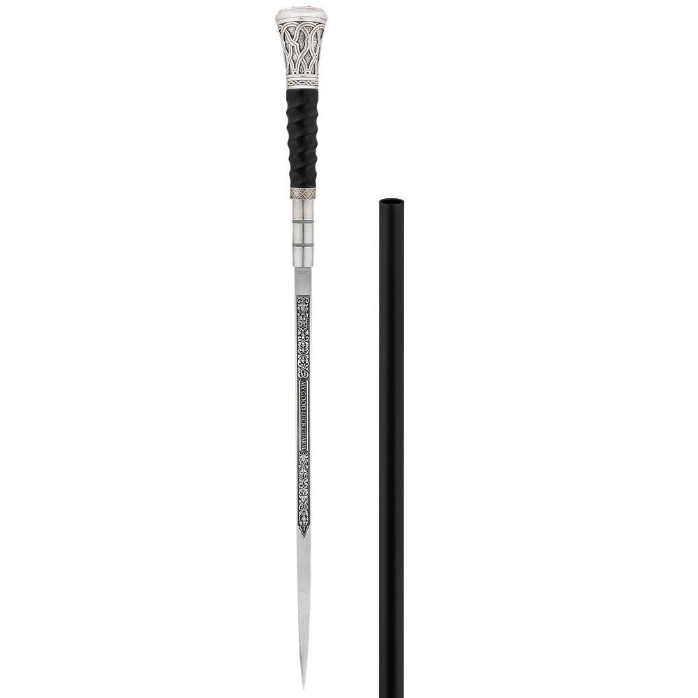 Blackjack 925R Silver Plated Knob Sword Cane w/ Hidden Dice Discount Outlet Locations