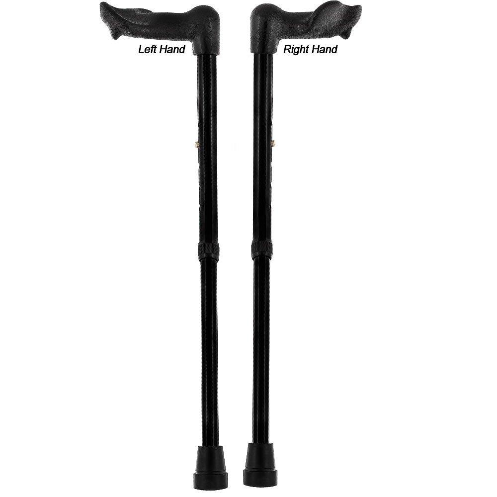 Adjustable Comfort Palm Grip Cane: Sleek Aluminum Shaft Latest Collections