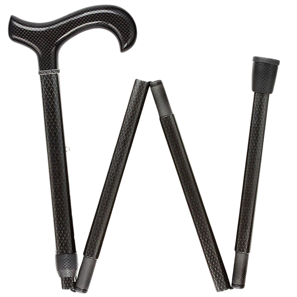 Scratch and Dent Premium Carbon Fiber Cane, Tripe Wound, Adjustable & Foldable V3449 Inexpensive Sale Online