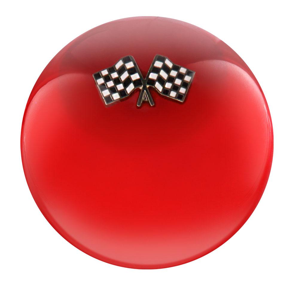 Checkered Racing Flags Red Round Knob Cane w/ Custom Color Ash Shaft & Collar Clearance Wholesale Pice