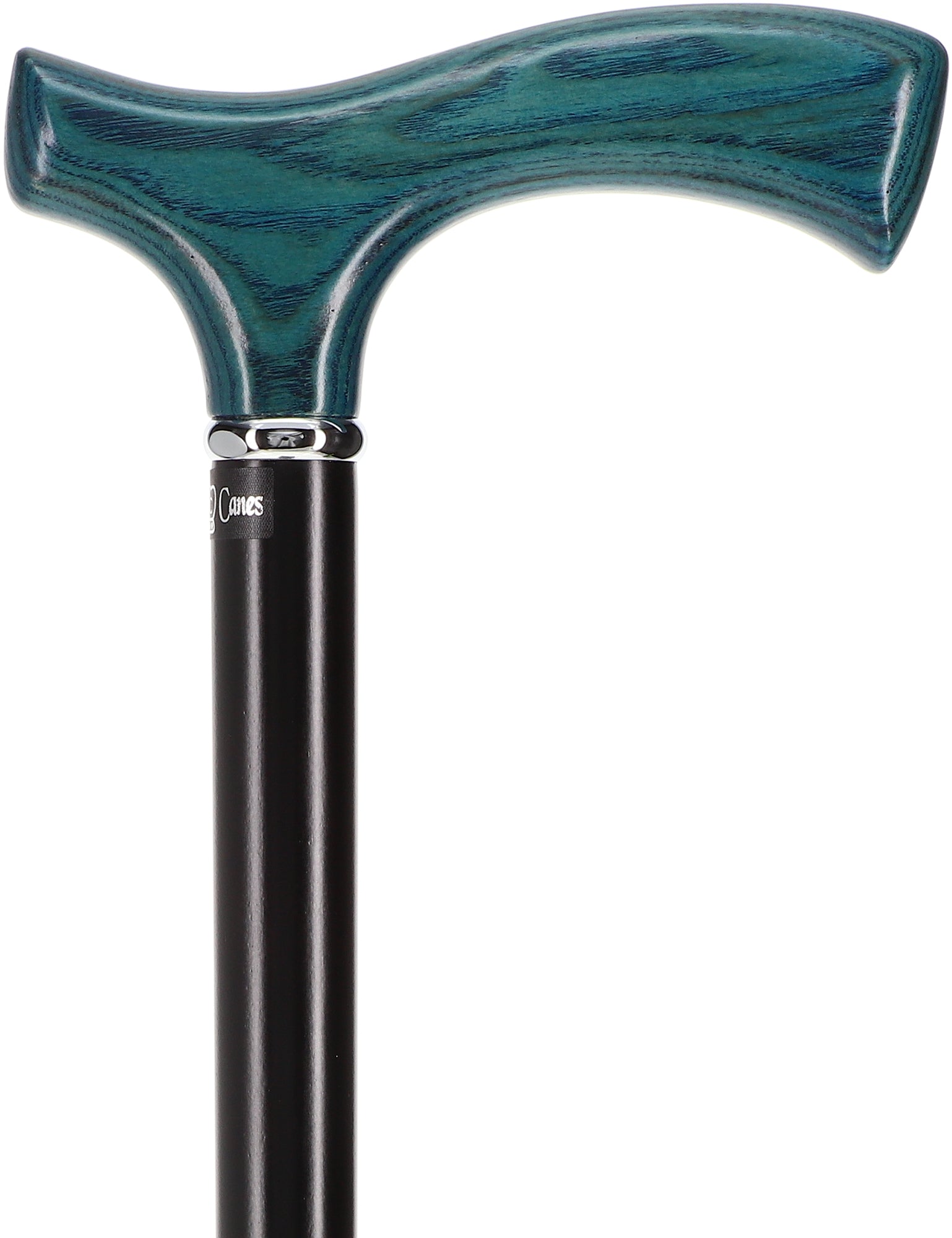 Stylish Blue Denim Fritz Cane, Sleek Black Beechwood Shaft Cheapest For Sale