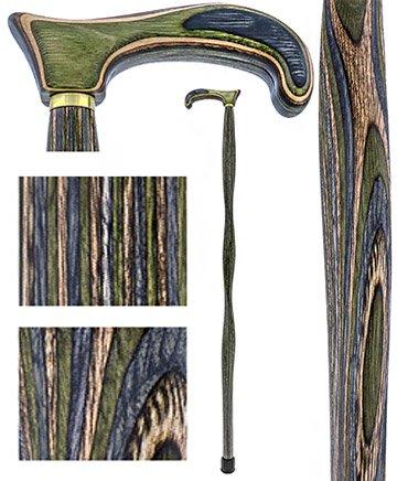 USA-Made Twisted Camo Cane: Stylish Colorwood Laminate Clearance Largest Supplier