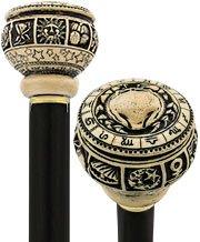 Comoys Cancer Handle Cane: Astrological Design for Style Purchase For Sale