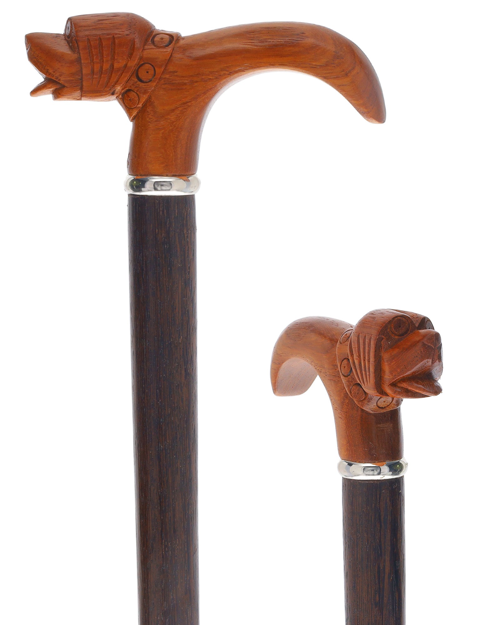 Limited single item listing: Wooden dog handle walking cane Buy Cheap Best