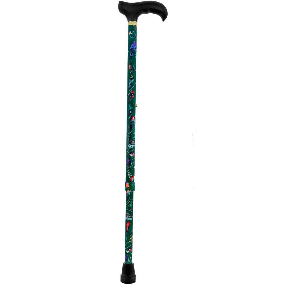 Scratch and Dent American Songbird Adjustable Derby Walking Cane with Engraved Collar V2045 Good Selling Online