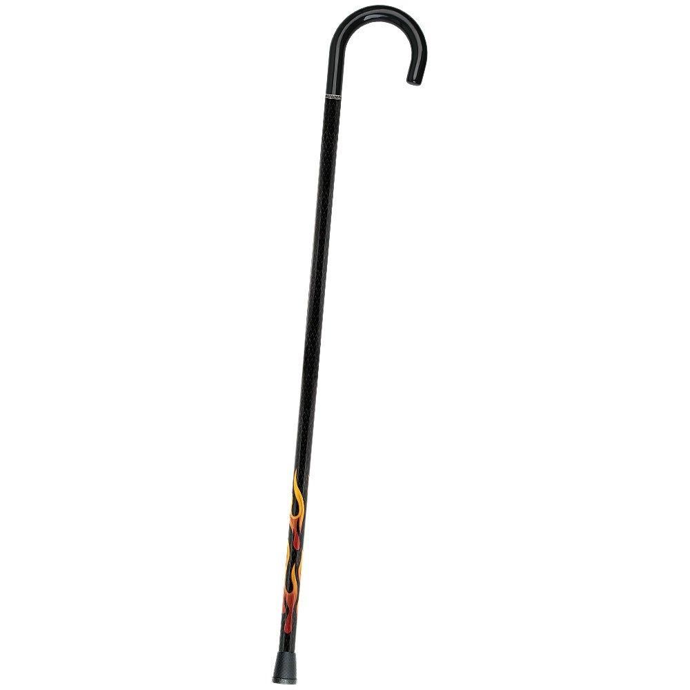 Exclusive Dr. House Flame Tourist Cane - Carbon Fiber Recommend Sale Online