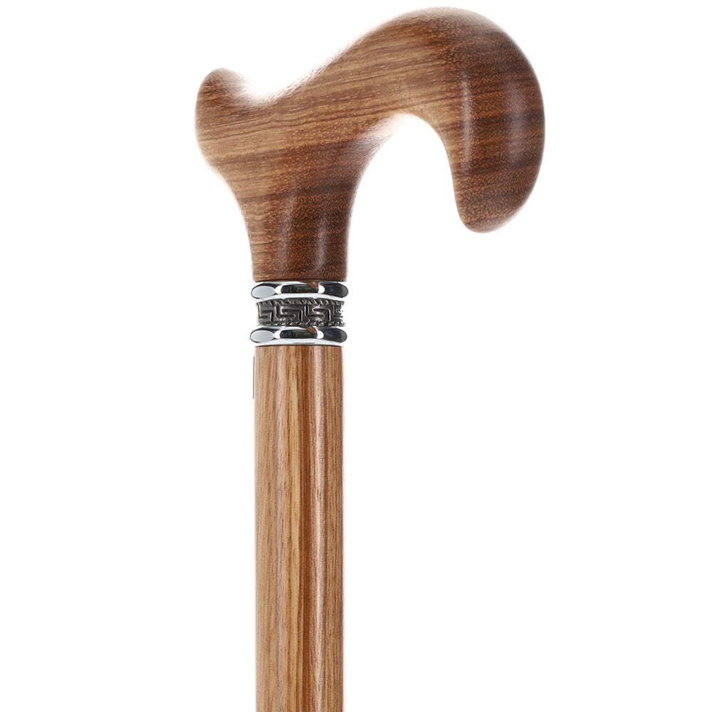 Genuine Zebrano Derby Cane with Matching Shaft & Pewter Collar Tumblr Online