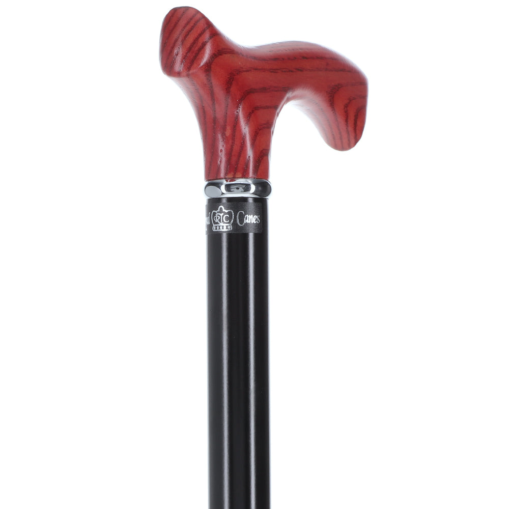 Genuine Mahogany Ash Fritz Cane - Extra Stability w/ SafeTbase Cheap Sale Cost