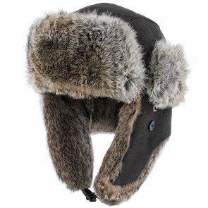 Walrus Hats Genuine Rabbit Fur Brown Trapper Hat Outlet Popular